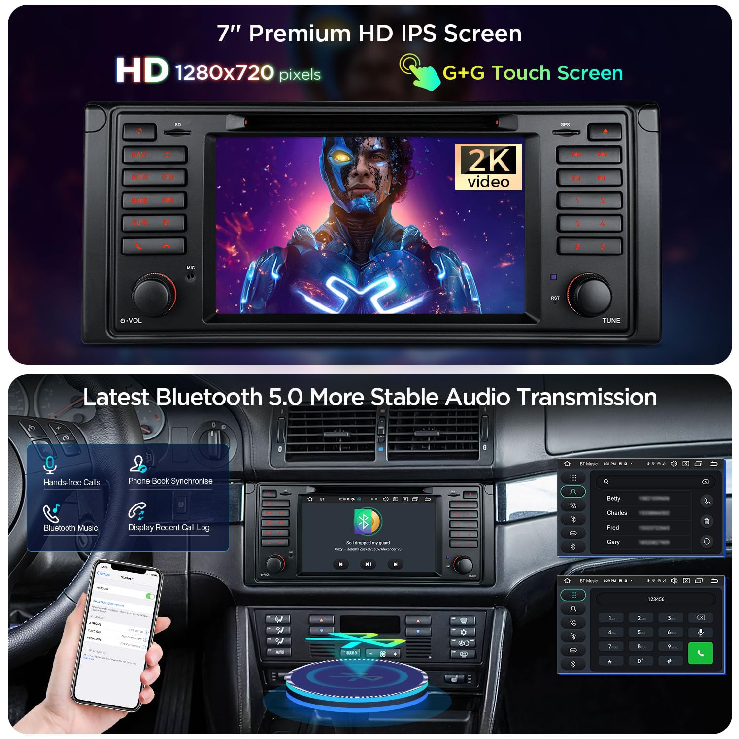 XTRONS Android 13 Car Stereo for Audi TT MK2 8J 2006-2012 | 8.8