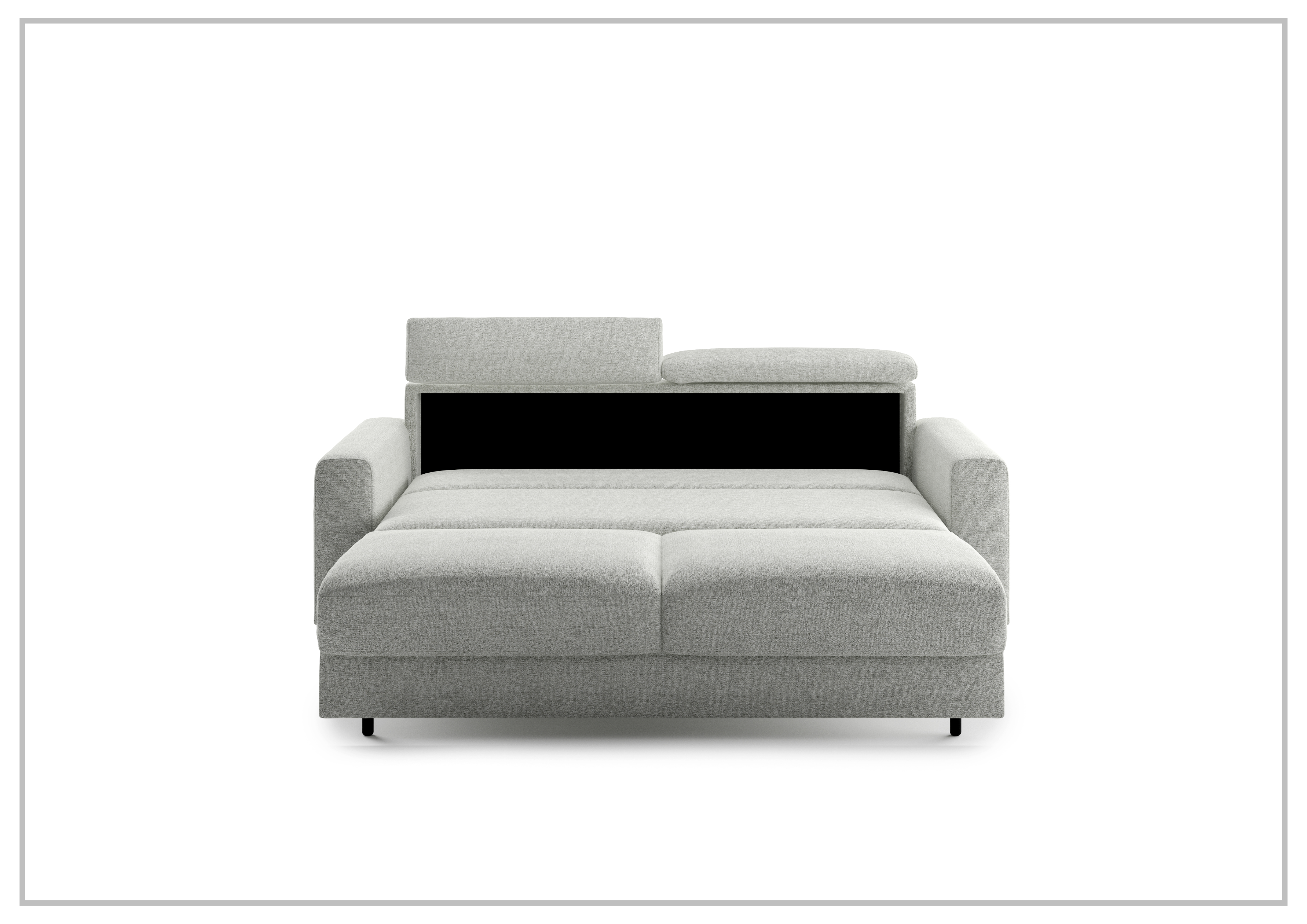 Luonto Elliot King Size Sleeper Sofa with Hybrid Deluxe Function - Convertible Sofa Bed for Guest Room, Living Room & Small Spaces - Comfortable & Space-Saving Furniture for Apartments & Homes