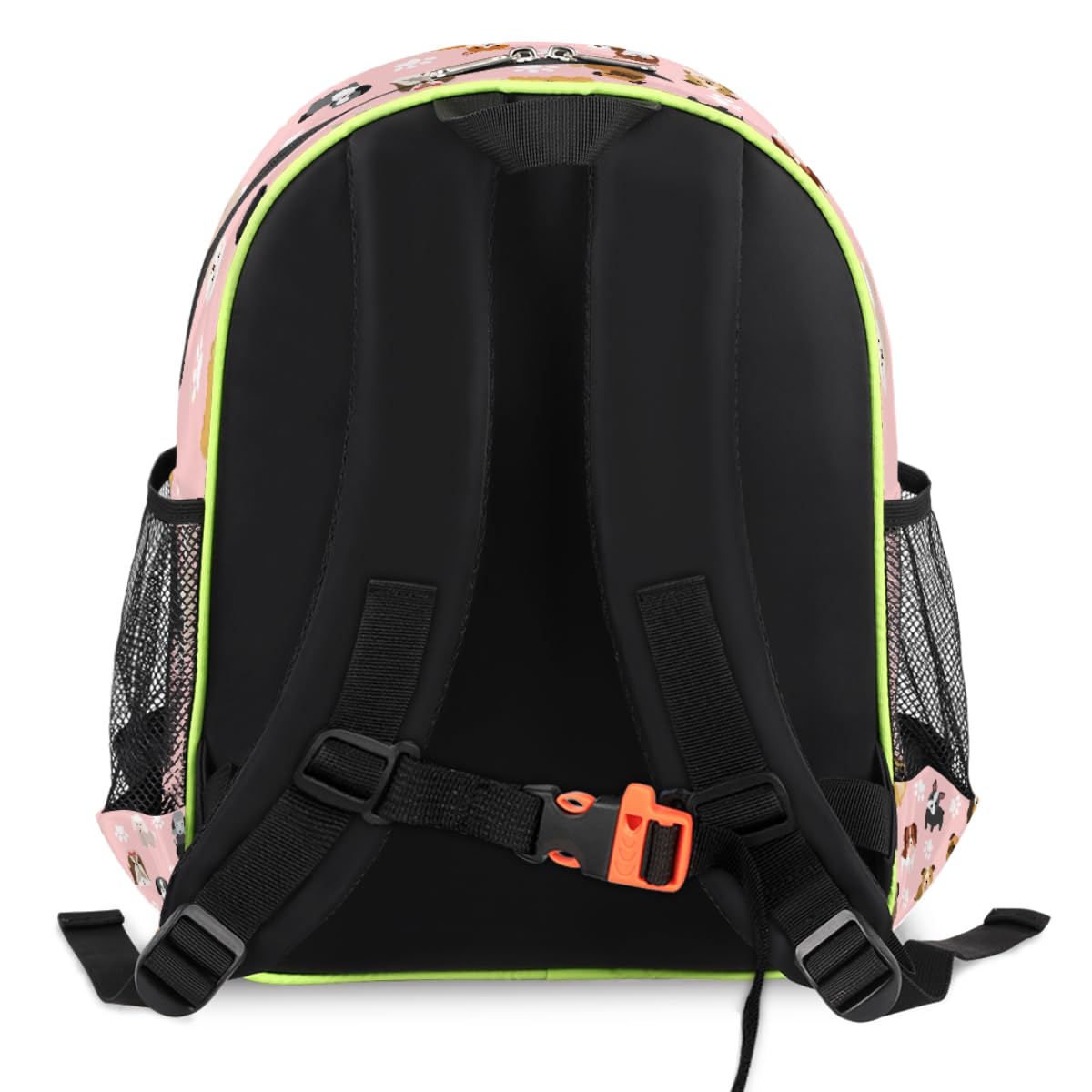 **Pink Waterproof Dog Backpack for Girls & Kids – Cute Puppy Toddler Daypack for Preschool, Kindergarten & School – Adjustable Chest Strap, 14.2 Inch Bookbag – Perfect for Back to School, Travel & Outdoor Adventures**