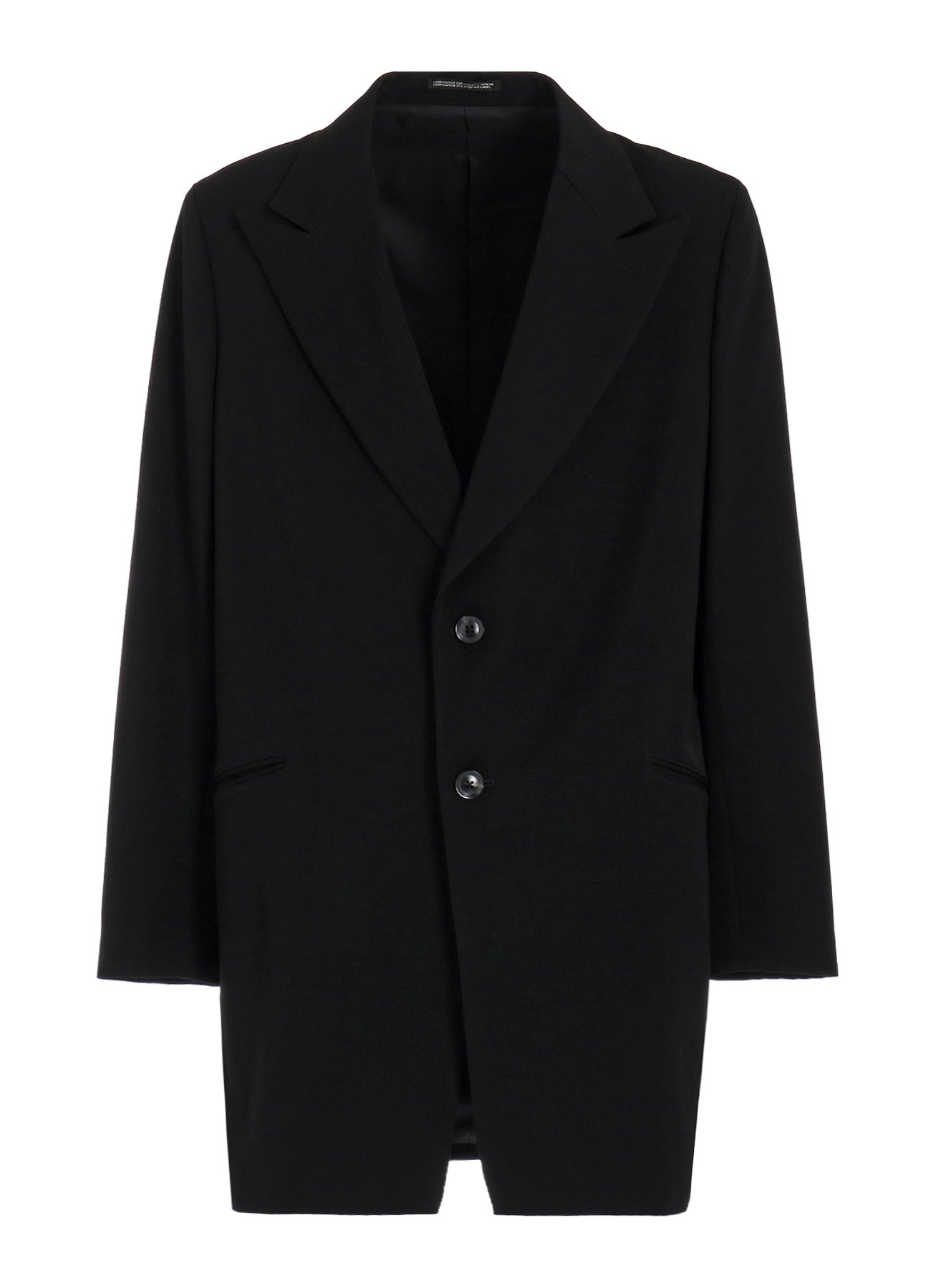 Luxury Cashmere Peaked Lapel Jacket for Men - Elegant Winter Blazer for Business & Formal Occasions