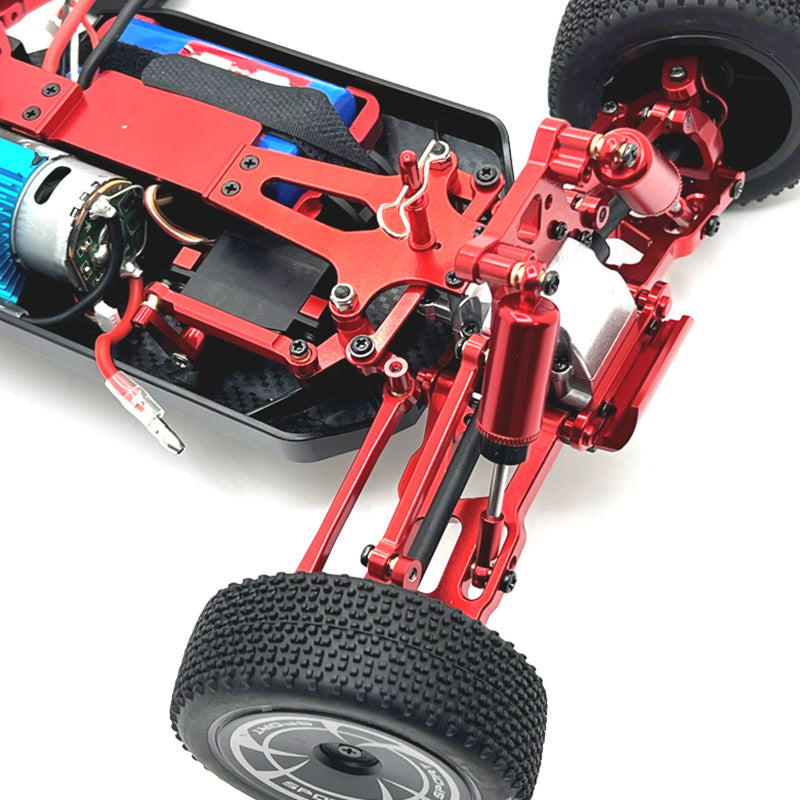 WLtoys 144016 144018 RC Car Metal Upgrade Kit - Aluminum Alloy Arms, Links & Steering Cups for Off-Road Racing & Bashing