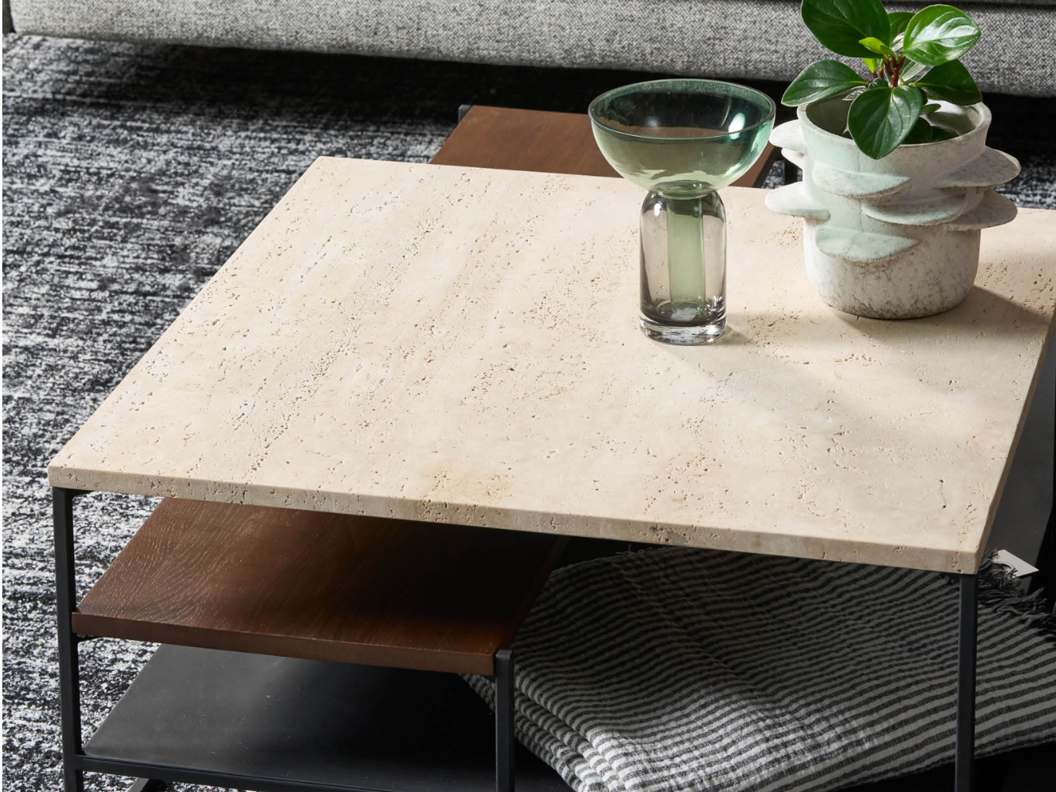Modern Podium Coffee Table - Mid-Century Style Lift Top Living Room Furniture for Home Decor, Office & Lounge Use