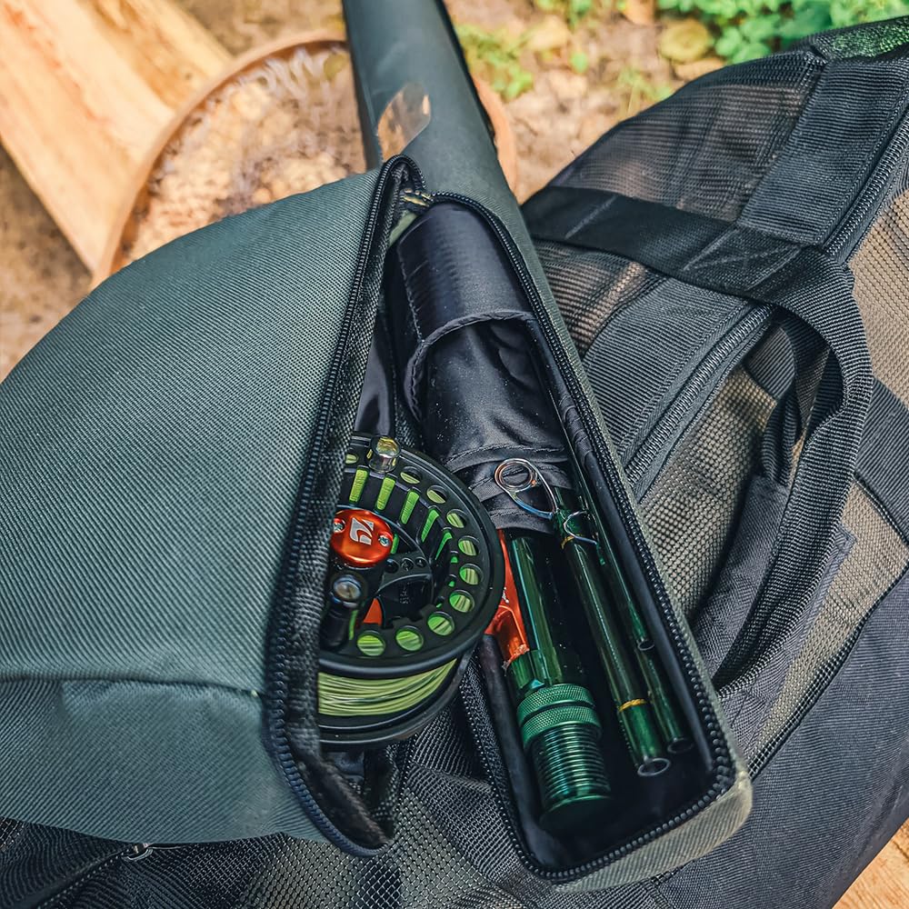 Kylebooker Fly Fishing Rod and Reel Combo Kit - 3/4/5/6/7/8 Weight Complete Starter Outfit with Carrying Case - Perfect for Beginners, Trout Fishing, and Outdoor Adventures