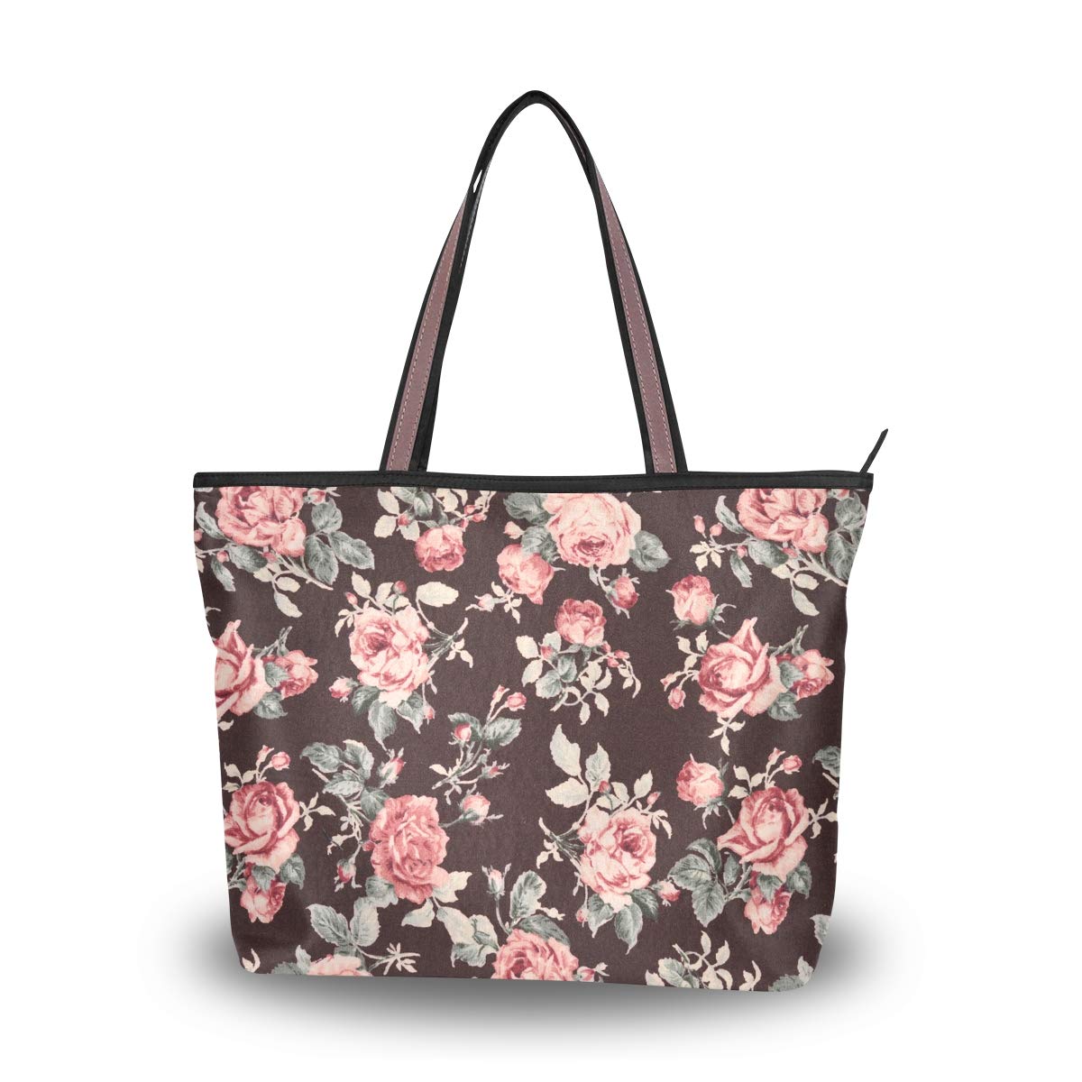 Stylish Women's Large Shoulder Bag - Zippered Satchel Tote for Work, Weekend & Shopping | Durable Ladies Handbag for Office, Travel & Daily Use