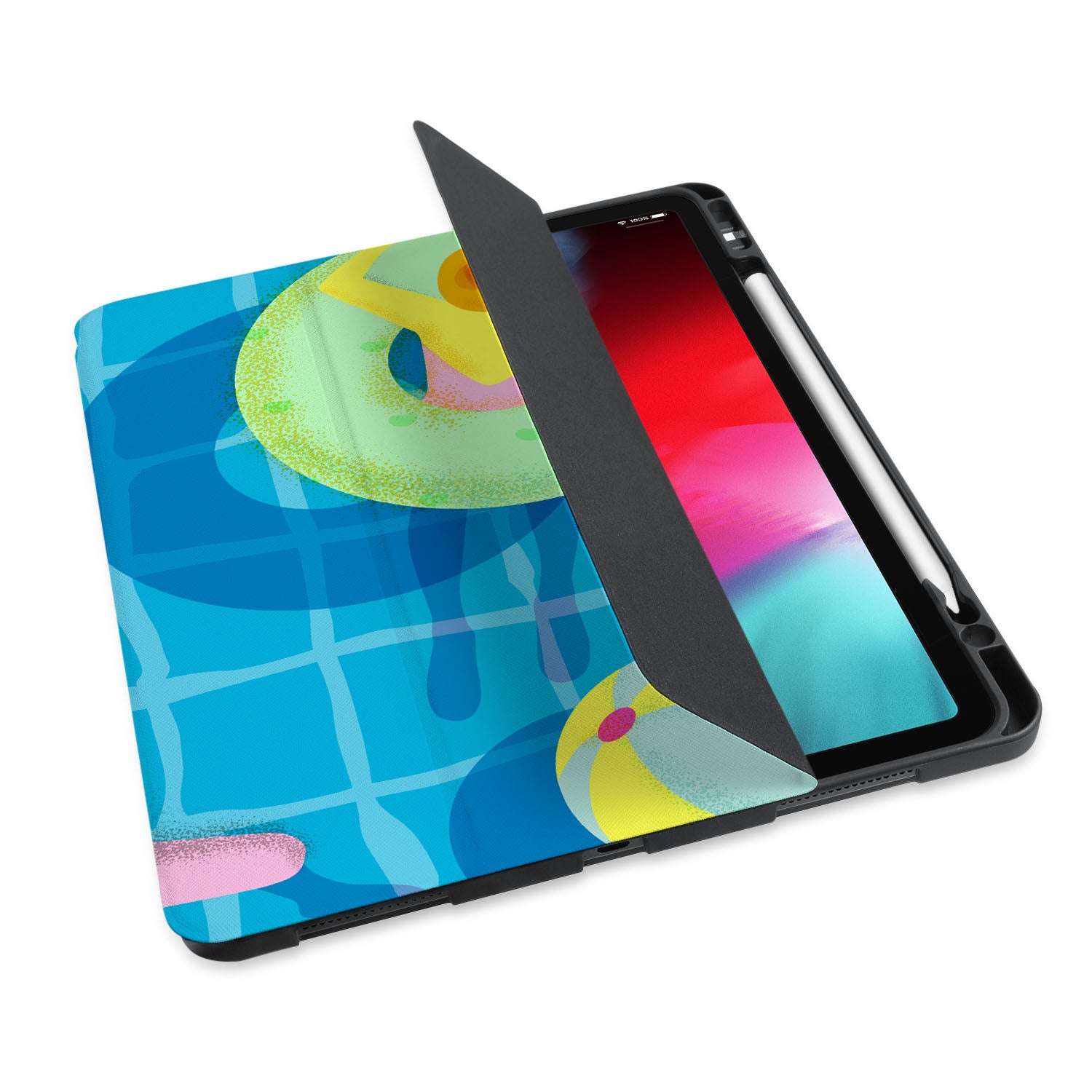 Premium iPad Trifold Case with Auto Sleep/Wake - Slim Protective Cover for iPad Air/Pro (6th/5th/4th/3rd Gen) - Perfect for Beach, Travel & Outdoor Use