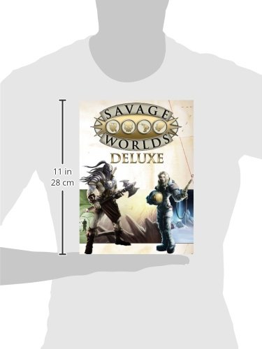 Savage Worlds Deluxe RPG Core Rulebook - S2P10014 | Fast-Paced Tabletop Adventure Game for Fantasy, Sci-Fi & Horror Campaigns | Perfect for Game Nights & Roleplaying Groups
