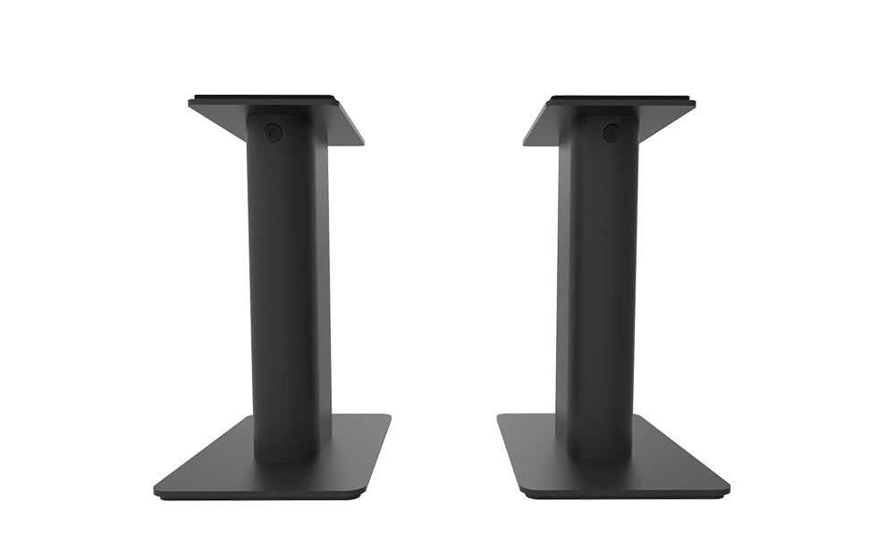 Premium Kanto SP Series Desktop Speaker Stands - Adjustable Height for Bookshelf & Studio Monitors - Perfect for Home Office, Gaming & Music Production Setup