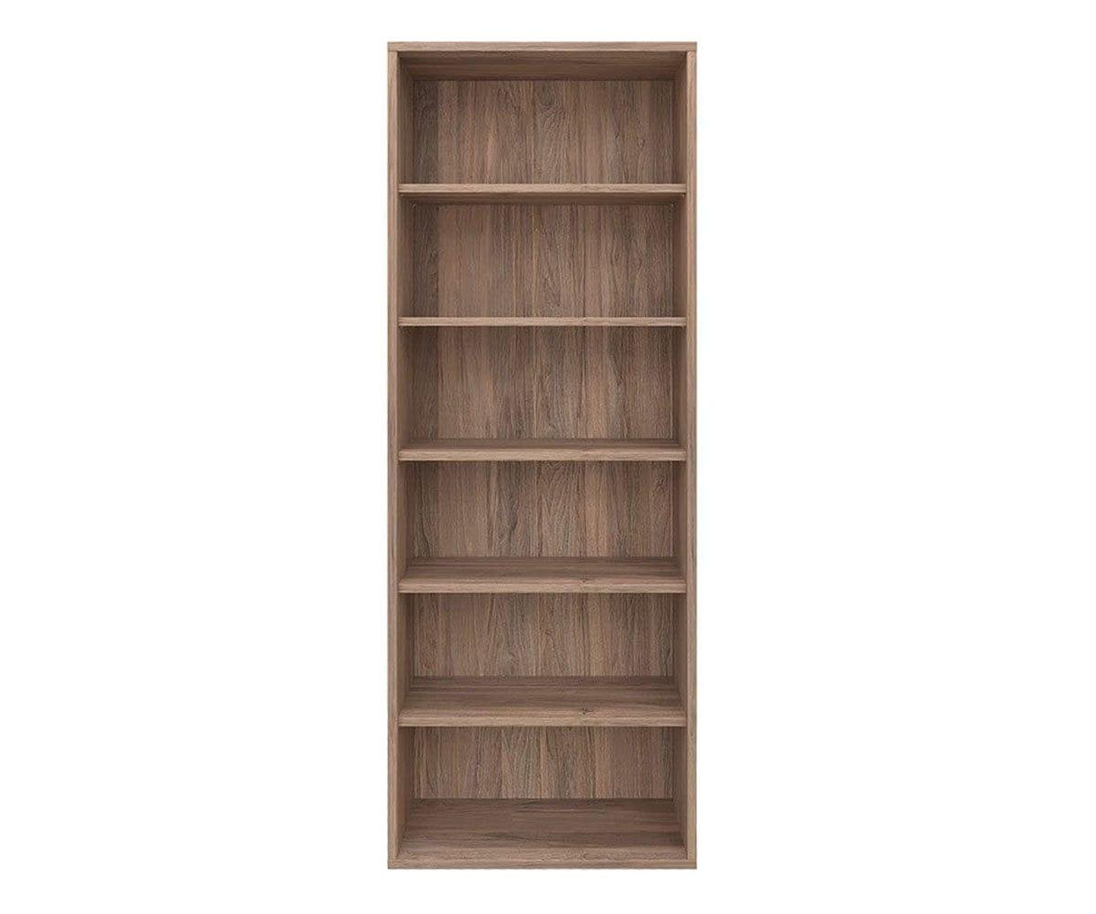 Arren High Bookcase - Modern Wooden Bookshelf for Home & Office Storage - Perfect for Living Room, Bedroom, or Study Organization