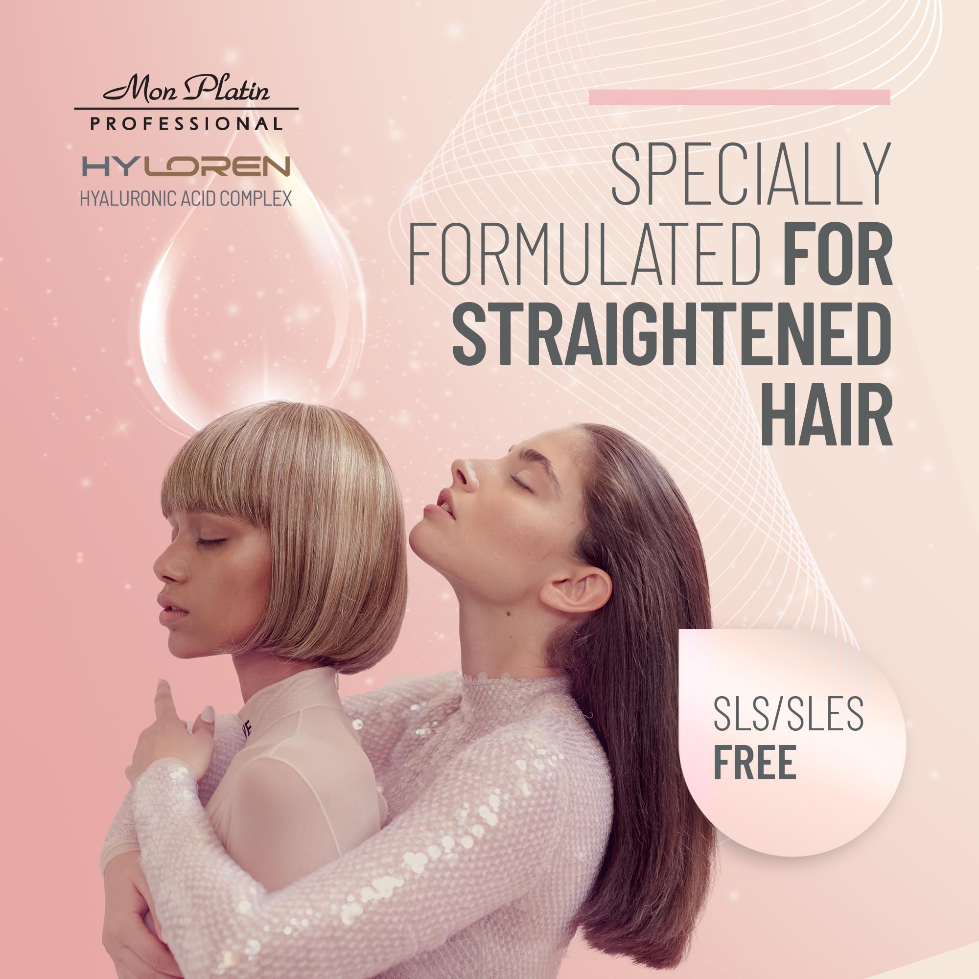Mon Platin Hair Mask, Serum & Smoothing Shampoo Set – Deep Conditioning Anti-Frizz Treatment for Straightened Hair with Glossy Shine & Heat Protection | Salon-Quality Hair Care for Smooth, Frizz-Free & Protected Hair at Home