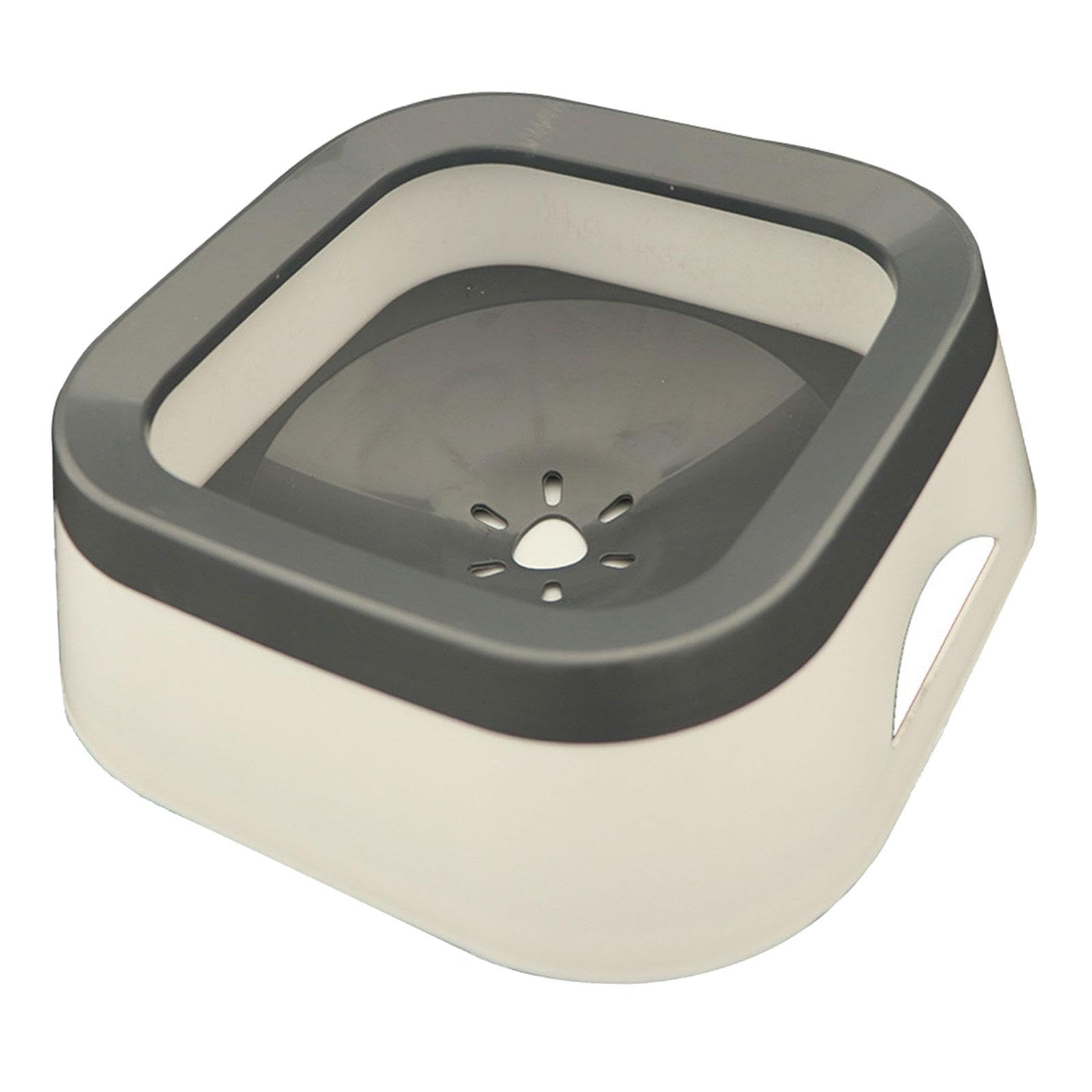 Enakshi Automatic Cat Water Fountain - 1L Large Capacity Pet Drinking Bowl with Gray Design | Perfect for Home, Office & Travel | Cat Supplies, Dishes Feeders & Fountains