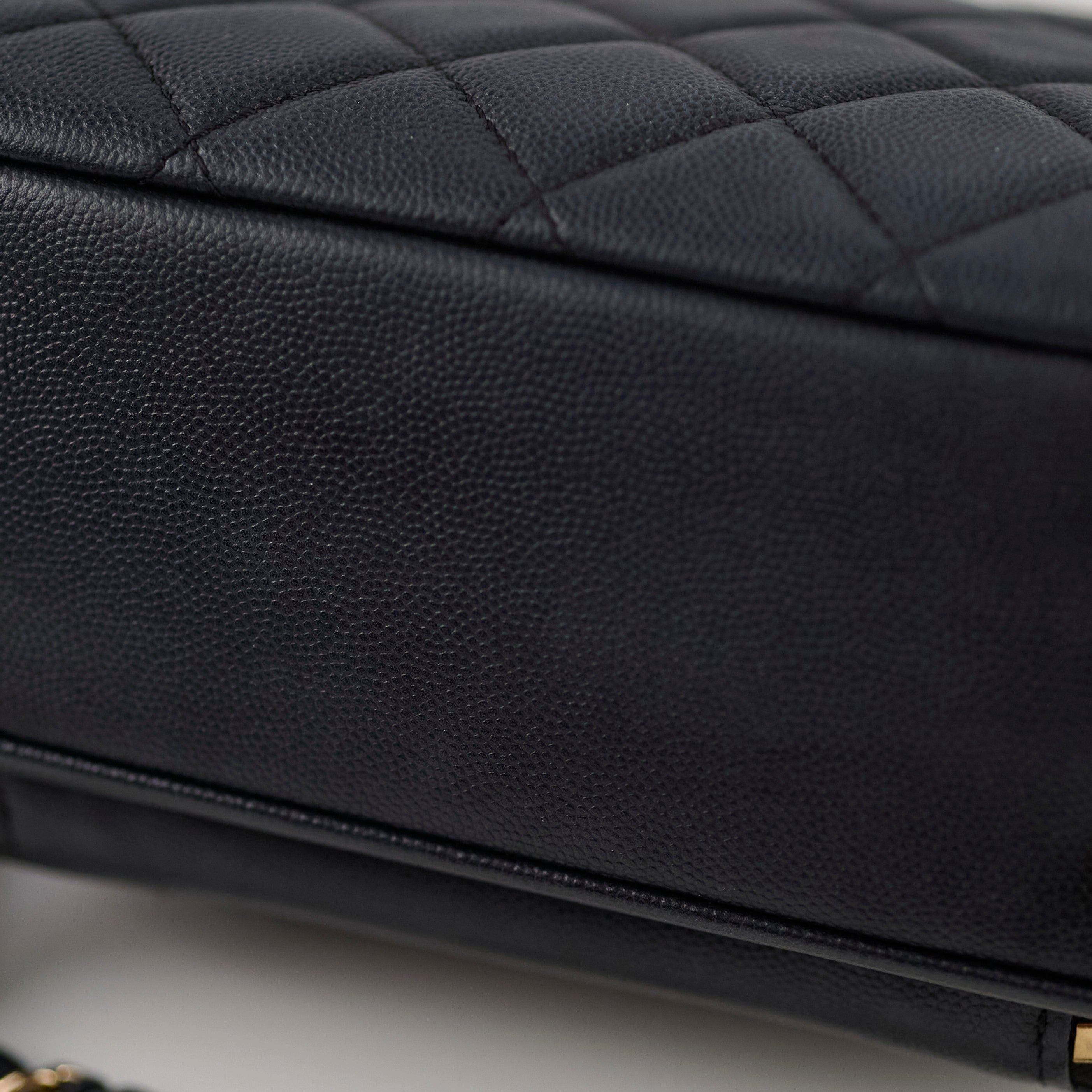 Chanel Caviar Business Affinity Handbag Dark Navy 28cm - Luxury Leather Tote Bag for Women, Perfect for Office, Work & Professional Occasions