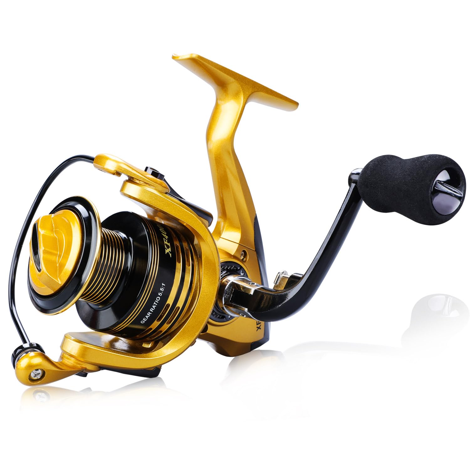 13+1BB Lightweight Ultra Smooth Spinning Fishing Reel - Saltwater & Freshwater Fishing Gear for Bass, Trout & Surf Casting | Perfect for Shore Fishing & Boat Angling