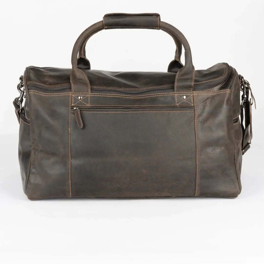 Premium Greenwood Leather Regina Large Travel Duffle Bag - Spacious Carry-On Luggage for Business Trips & Weekend Getaways | Water-Resistant & Stylish