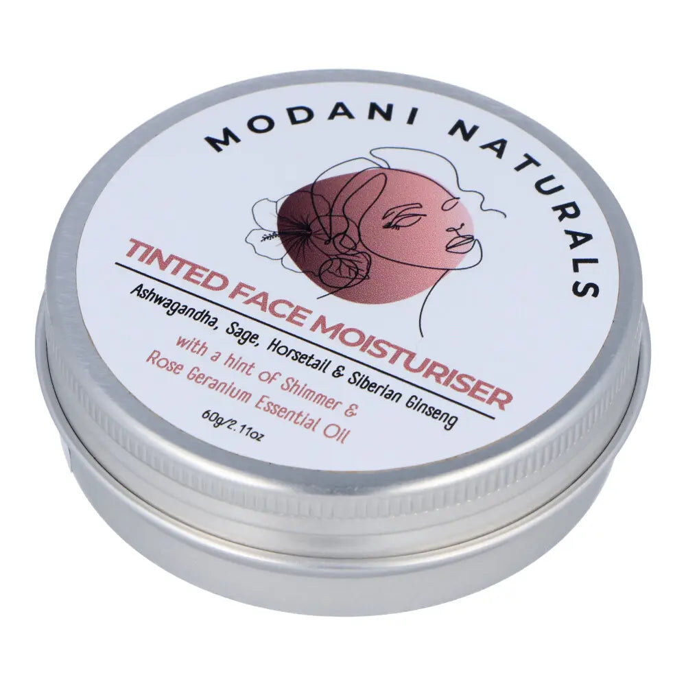 Modani Naturals Tinted Face Moisturizer SPF 30 - 60g Lightweight Daily Hydrating Cream with Natural Ingredients for Even Skin Tone | Perfect for Everyday Wear & On-The-Go Touch Ups