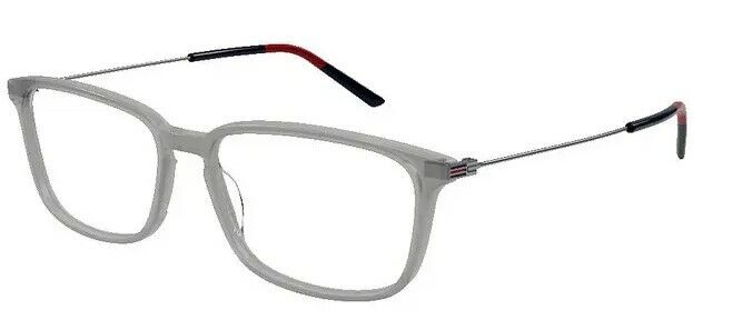 Gucci GG 1056OA 003 Silver Metal Rectangle Unisex Eyeglasses - Stylish Designer Glasses for Men & Women - Perfect for Everyday Wear, Office & Fashion Accessories