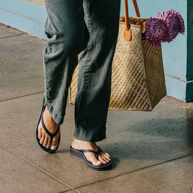 Olukai Lalahi Women's Sandals - Premium Comfort Flip Flops with Arch Support | Beach, Pool & Summer Outdoor Activities