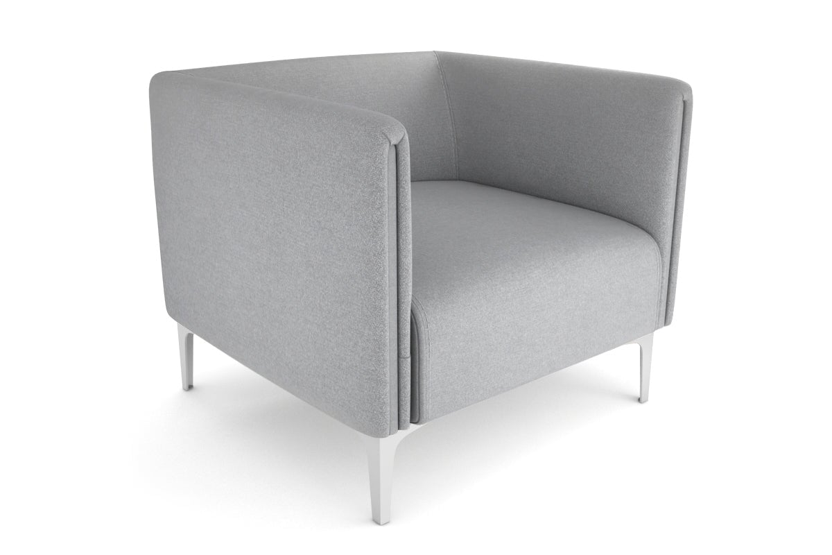 Drej 2.0 Lounge Chair with Square Arms - Modern Single Seater Sofa for Living Room, Bedroom or Office