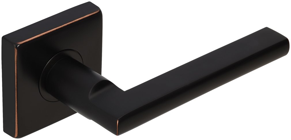 SE243L462-10B SE Rosette Tubular Latch-4 Privacy Set with Sunrise Lever & 2-3/8