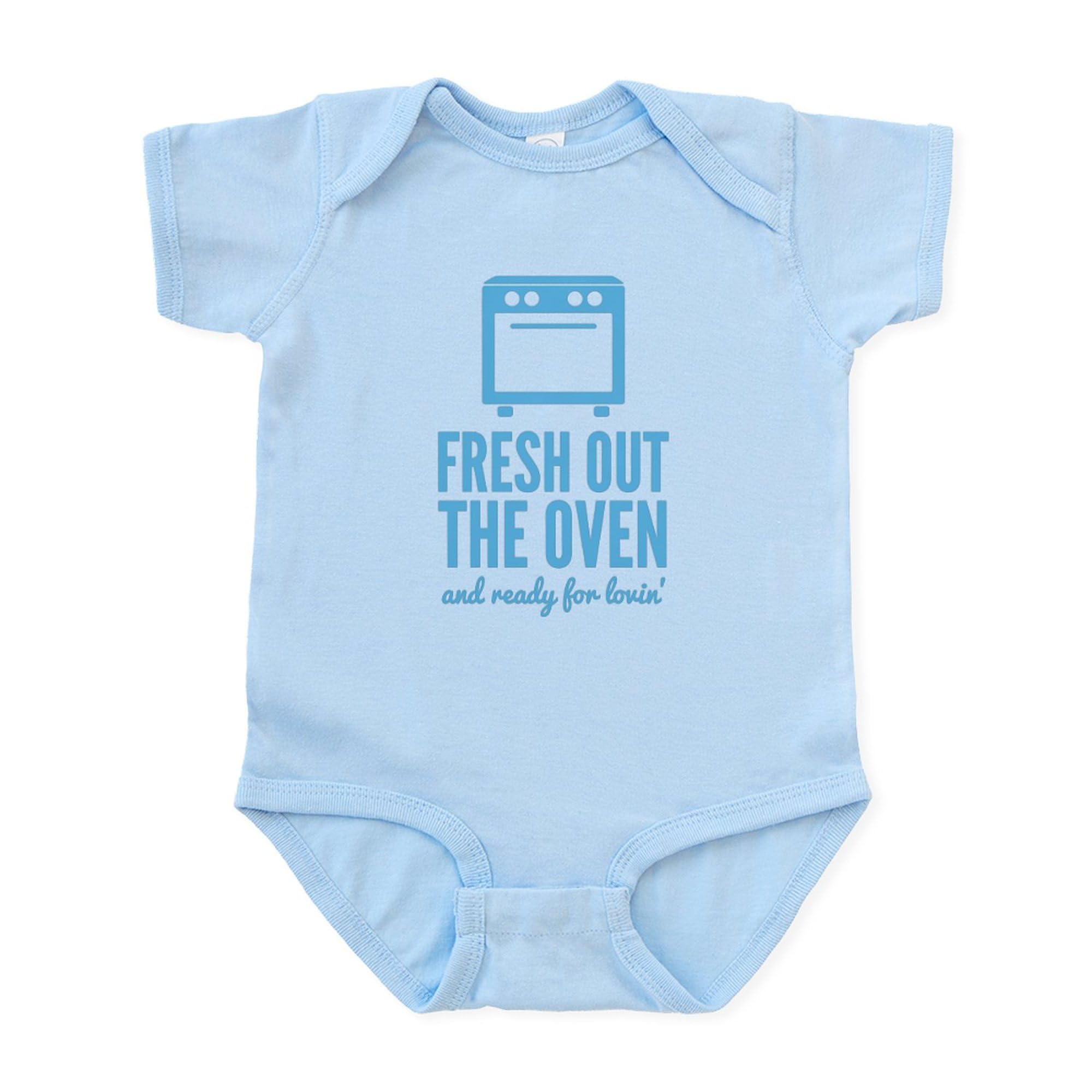 Fresh Out The Oven Infant Bodysuit - Cute Baby Romper for Newborns & Infants | Perfect for Baking-Themed Photoshoots & Family Gatherings