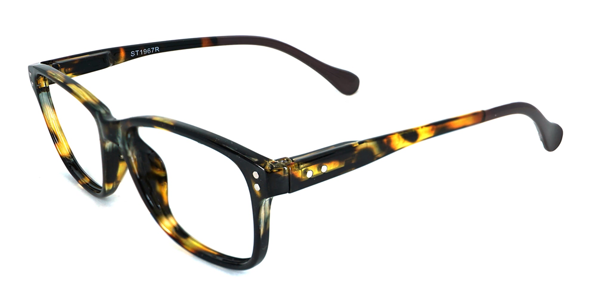 Stylish Plastic Eyeglasses Frame ST1967R - Lightweight & Durable for Men & Women - Perfect for Reading, Driving & Fashion Accessories