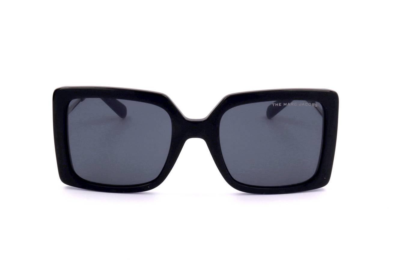 Marc Jacobs MARC 579/S Black & Grey Women's Sunglasses - 54mm Lens, 22mm Bridge, 140mm Temple - Perfect for Beach, Driving & Fashion Accessories