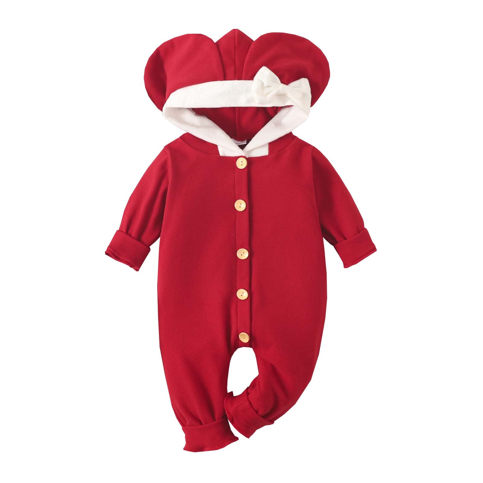Girls' Baby Jumpsuit Romper Outfit with Headband - Soft Cotton Sleepwear for Newborn & Toddler - Spring & Summer Casual Wear, Playtime & Sleepwear
