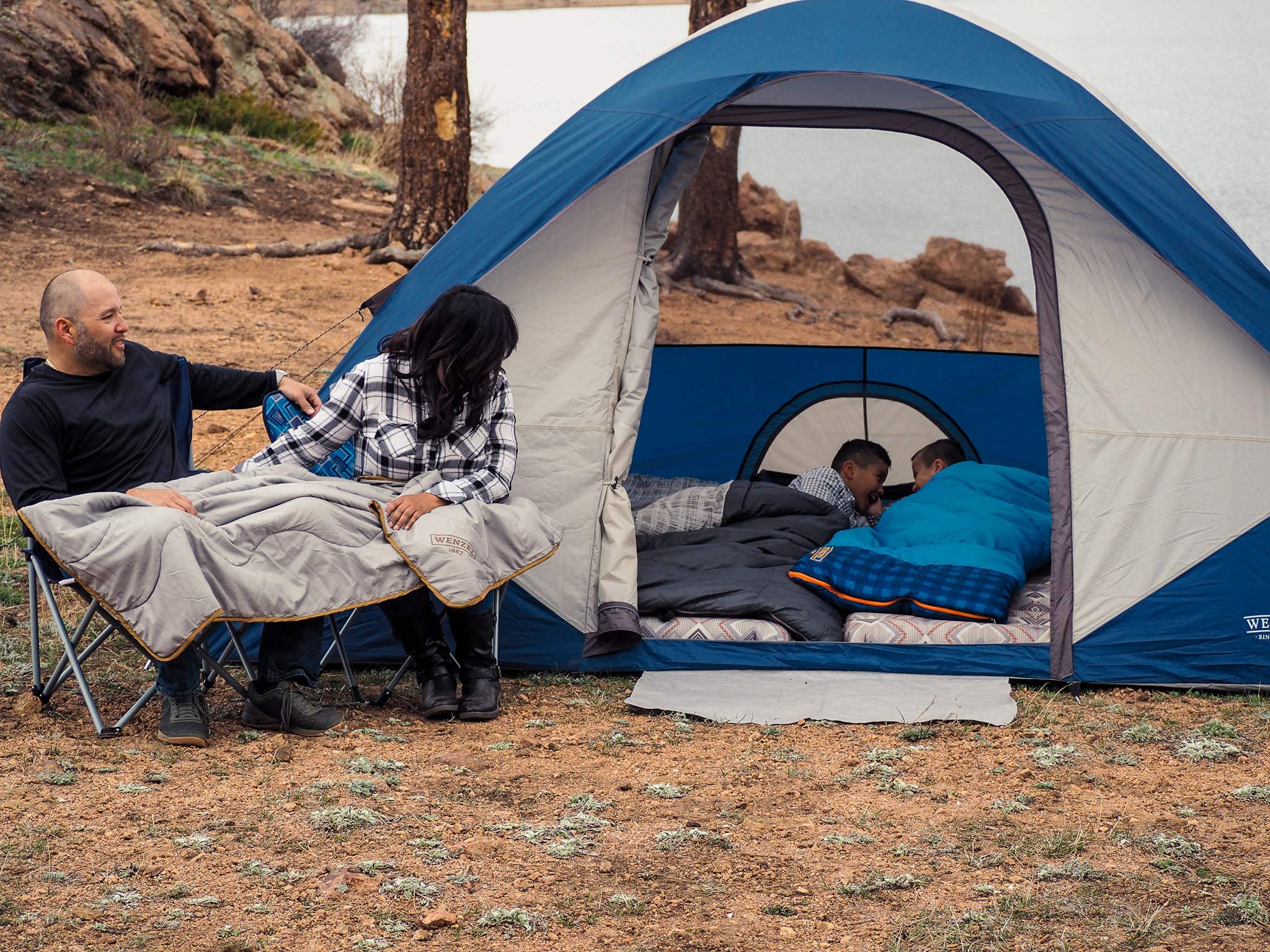 Tamarack 6-Person Dome Camping Tent - Waterproof & Spacious for Family Camping, Outdoor Adventures, Festivals & Backpacking | Perfect for Car Camping Trips, Beach Outings & Music Festivals