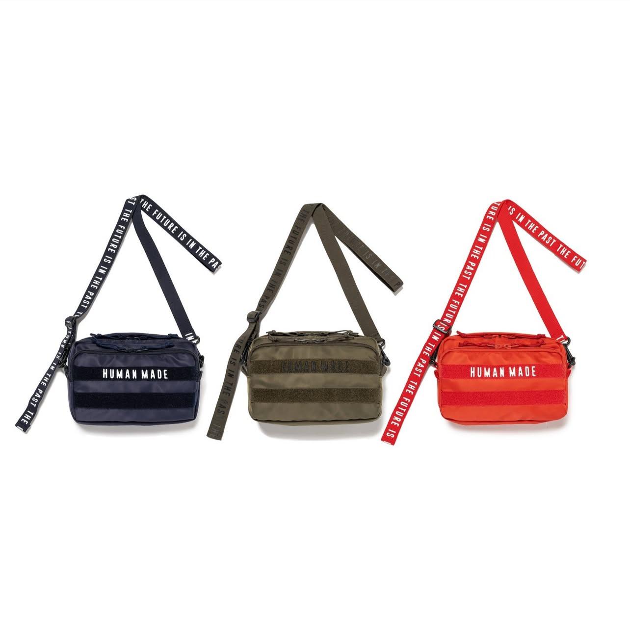 Original HUMAN MADE 25SS Military Small Pouch Bag (HM29GD009) - Stylish Utility Pouch for Everyday Carry, Travel & Outdoor Adventures