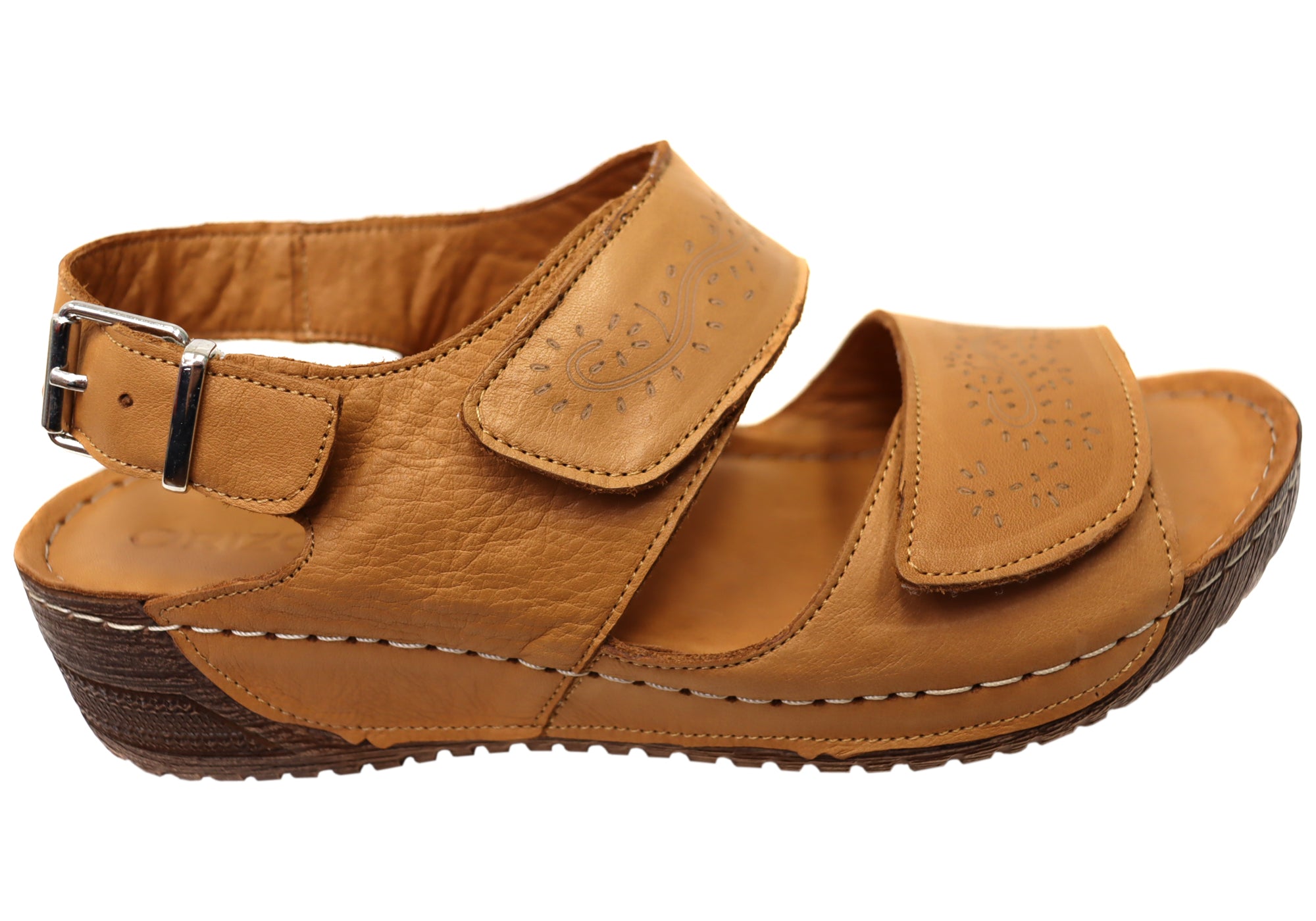 Orizonte Myorka Women's Comfortable Leather Sandals - European Style Summer Walking Shoes for Beach, Vacation & Casual Outings