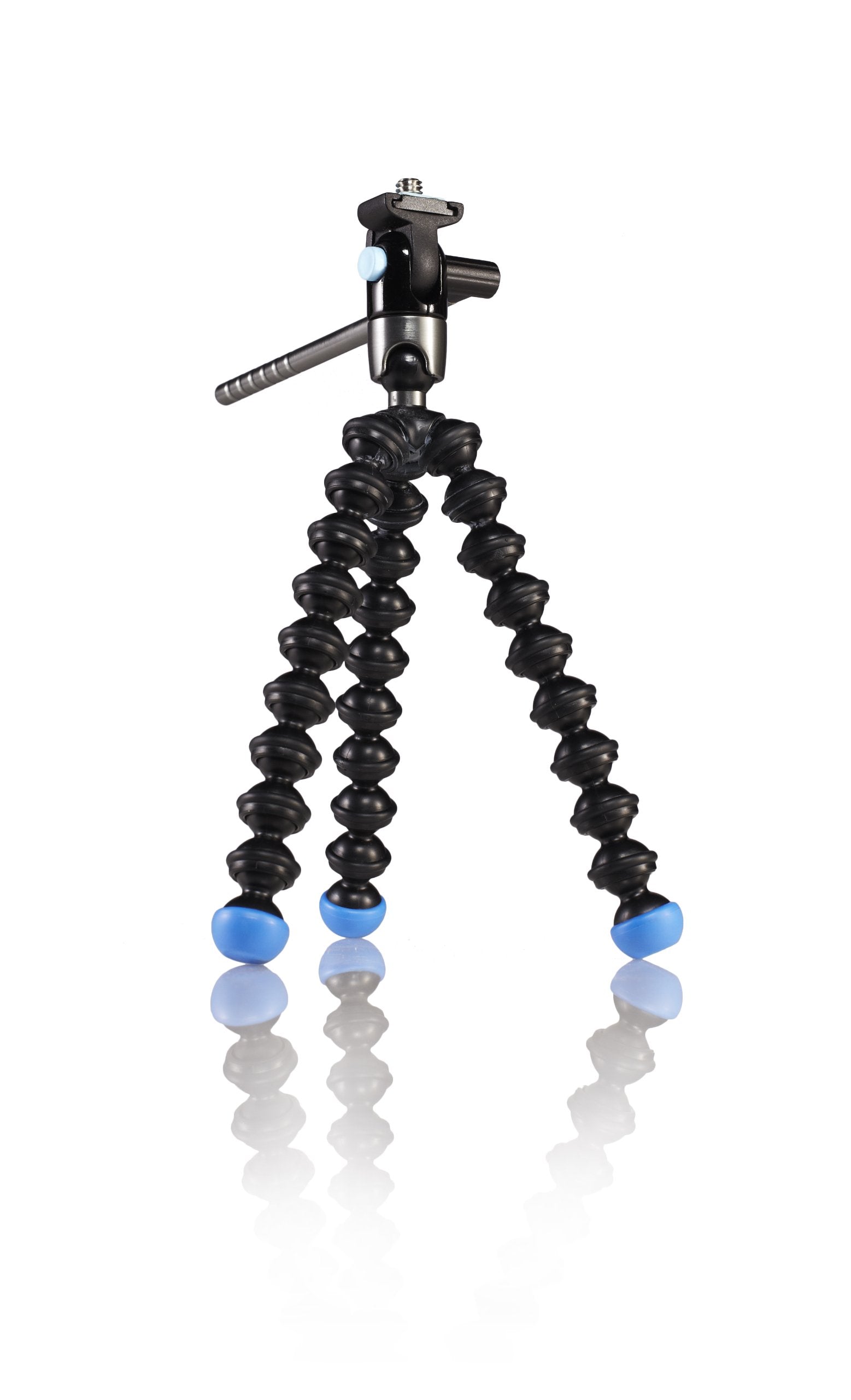 GorillaPod Flexible Tripod Stand for Camera & Smartphone - Black/Blue - Perfect for Vlogging, Travel & Outdoor Photography