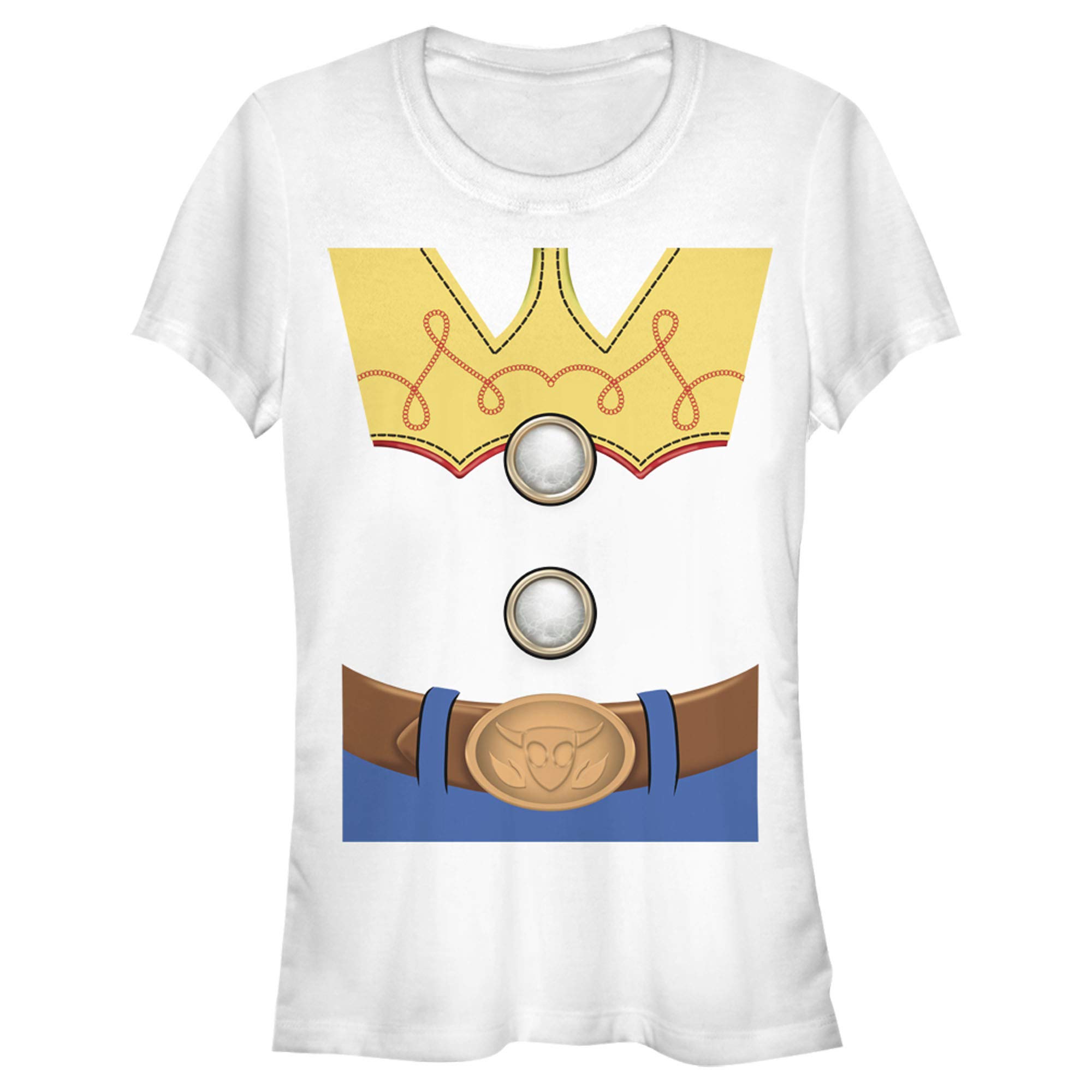 Junior's Toy Story Jessie Costume T-Shirt for Kids - Official Disney Character Outfit for Halloween, Cosplay & Dress-Up Parties