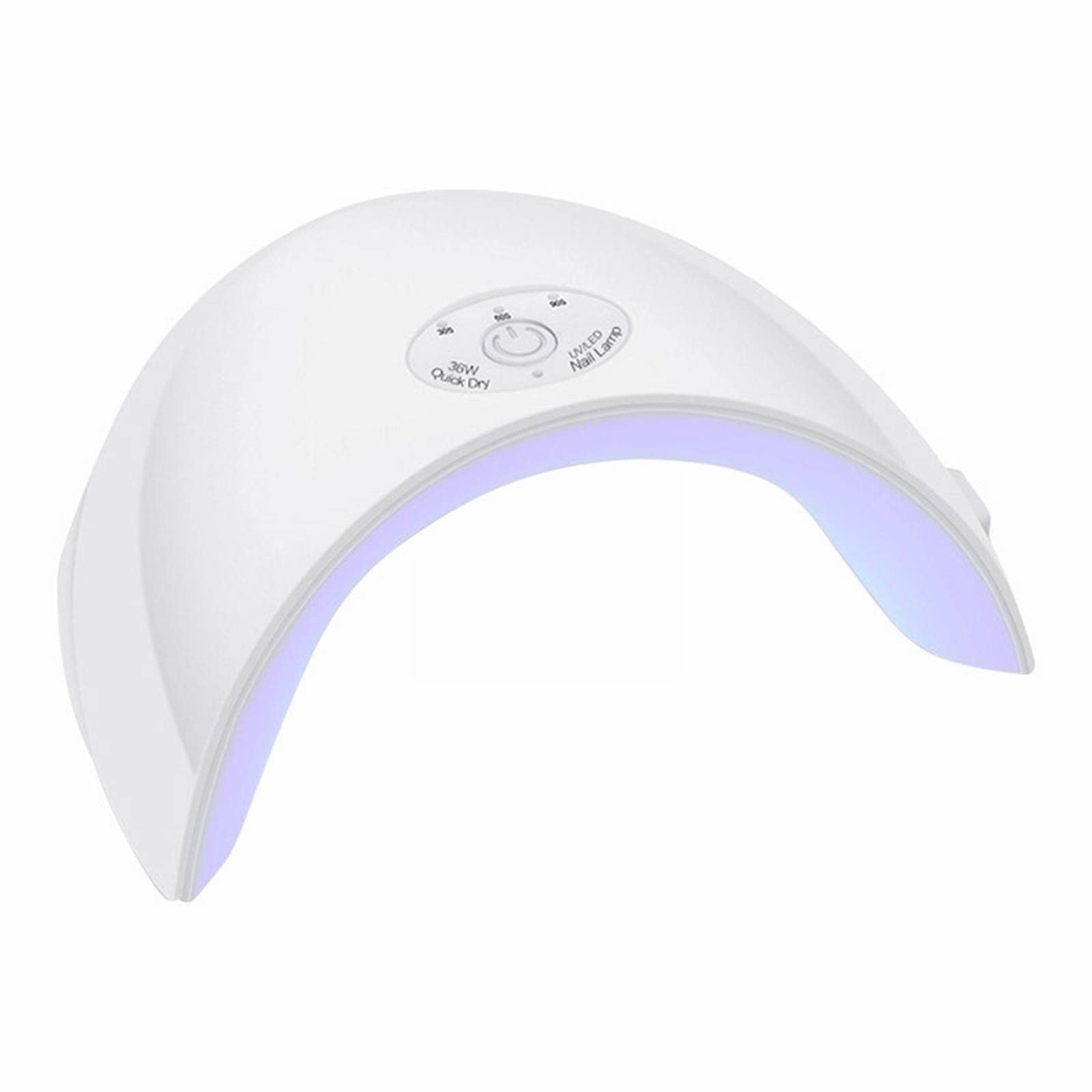 36W LED Nail Lamp for Gel Polish - Professional UV/LED Light Curing Machine with Induction Sensor, Portable Nail Art Design Tool Kit for Home & Salon Use - Perfect for Manicures, Pedicures & Nail Extensions