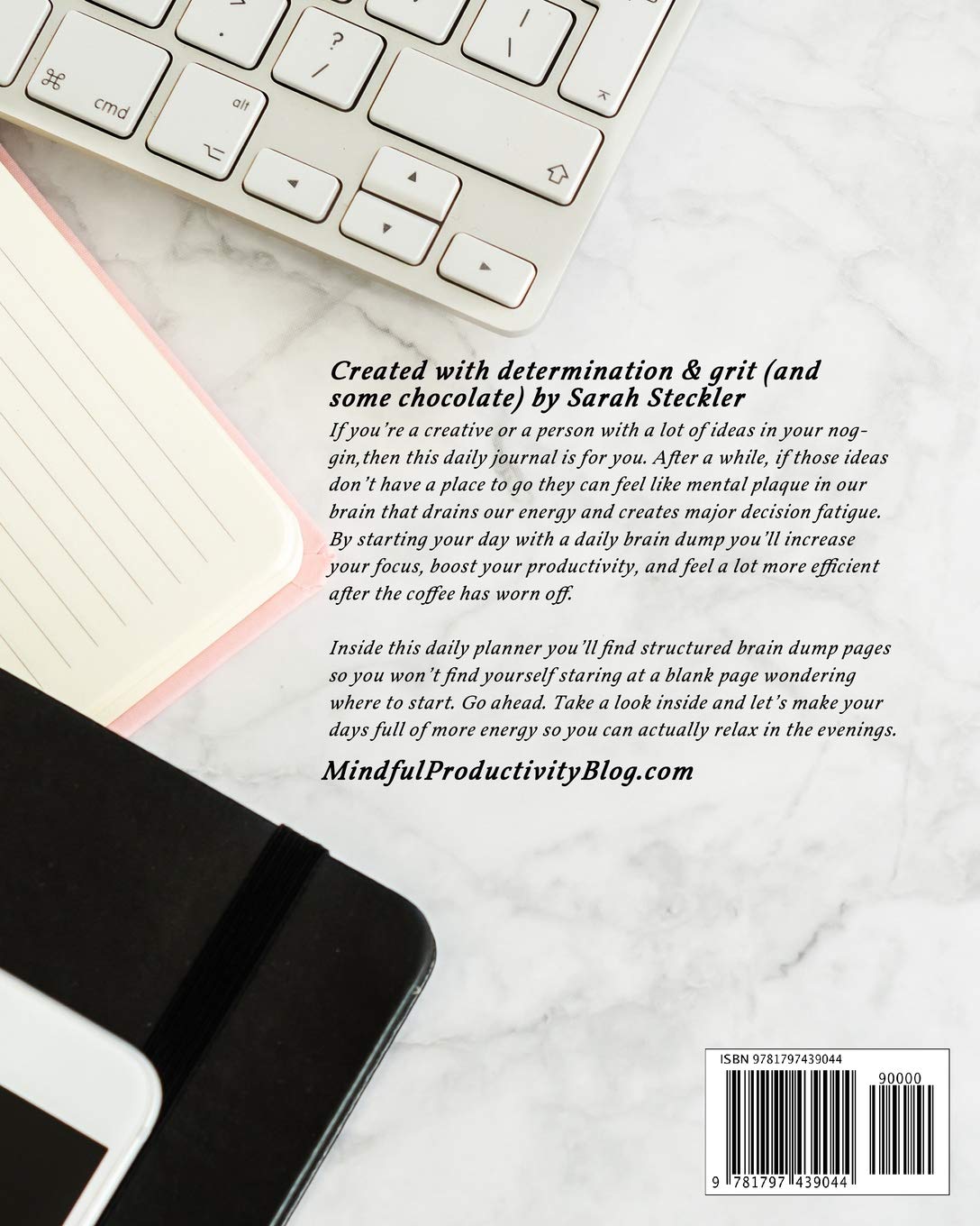 Mindful Productivity Planner & Brain Dump Journal - Daily Organizer for Goal Setting, Task Management & Stress Relief | Perfect for Professionals, Students & Entrepreneurs