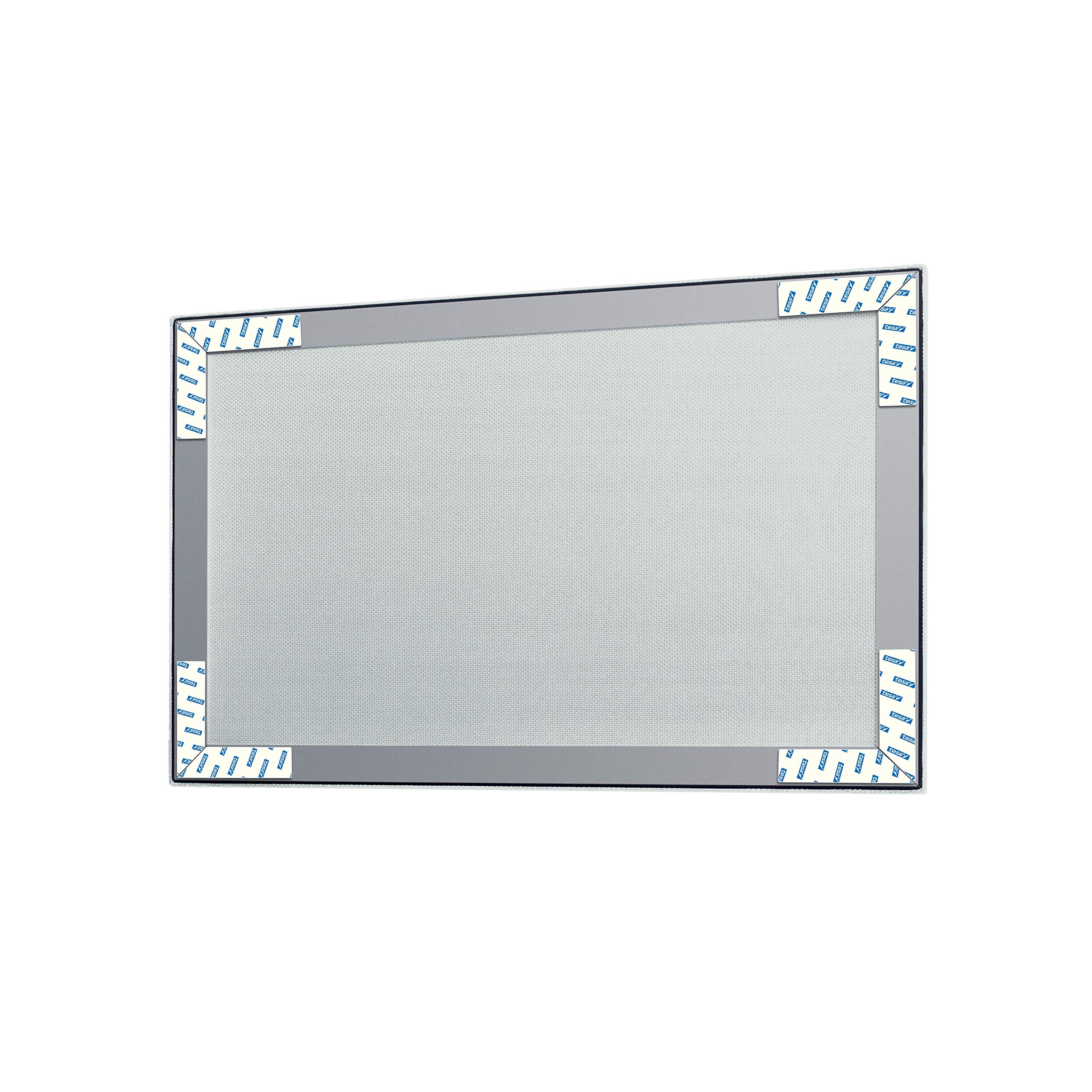 SIGEL SB111 Acoustic Soundproofing Tiles 60x40x4.2cm - Class B Sound Absorption Panel (2-Pack, Light Grey) | DIN EN ISO 354 Certified | Repositionable Wall & Ceiling Tiles for Home Studio, Office & Conference Room Noise Reduction