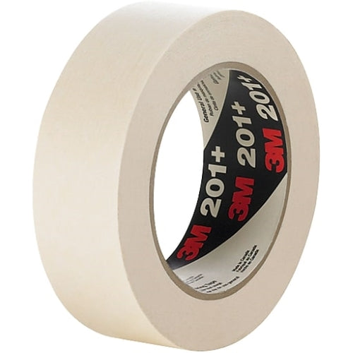 3M 64743 201+ 3 Masking Tape - High Adhesion, Removable Painters Tape for Walls, Wood & Glass - Perfect for Home DIY Projects, Crafts & Automotive Detailing