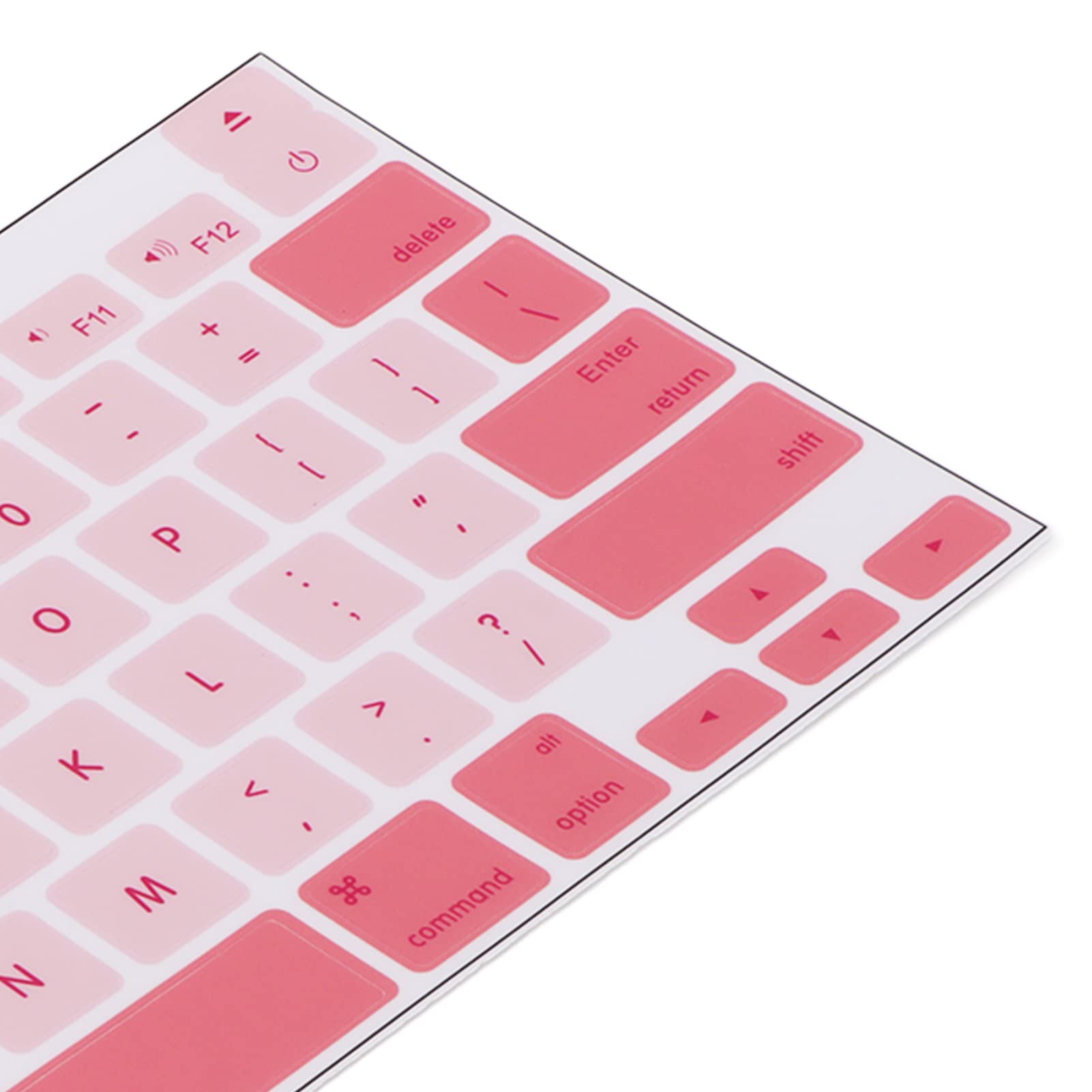 iOS Keyboard Stickers - PVC English Computer Keyboard Stickers with Clear Lettering for Laptop, Notebook, Desktop - Perfect for Typing Efficiency and Office Use