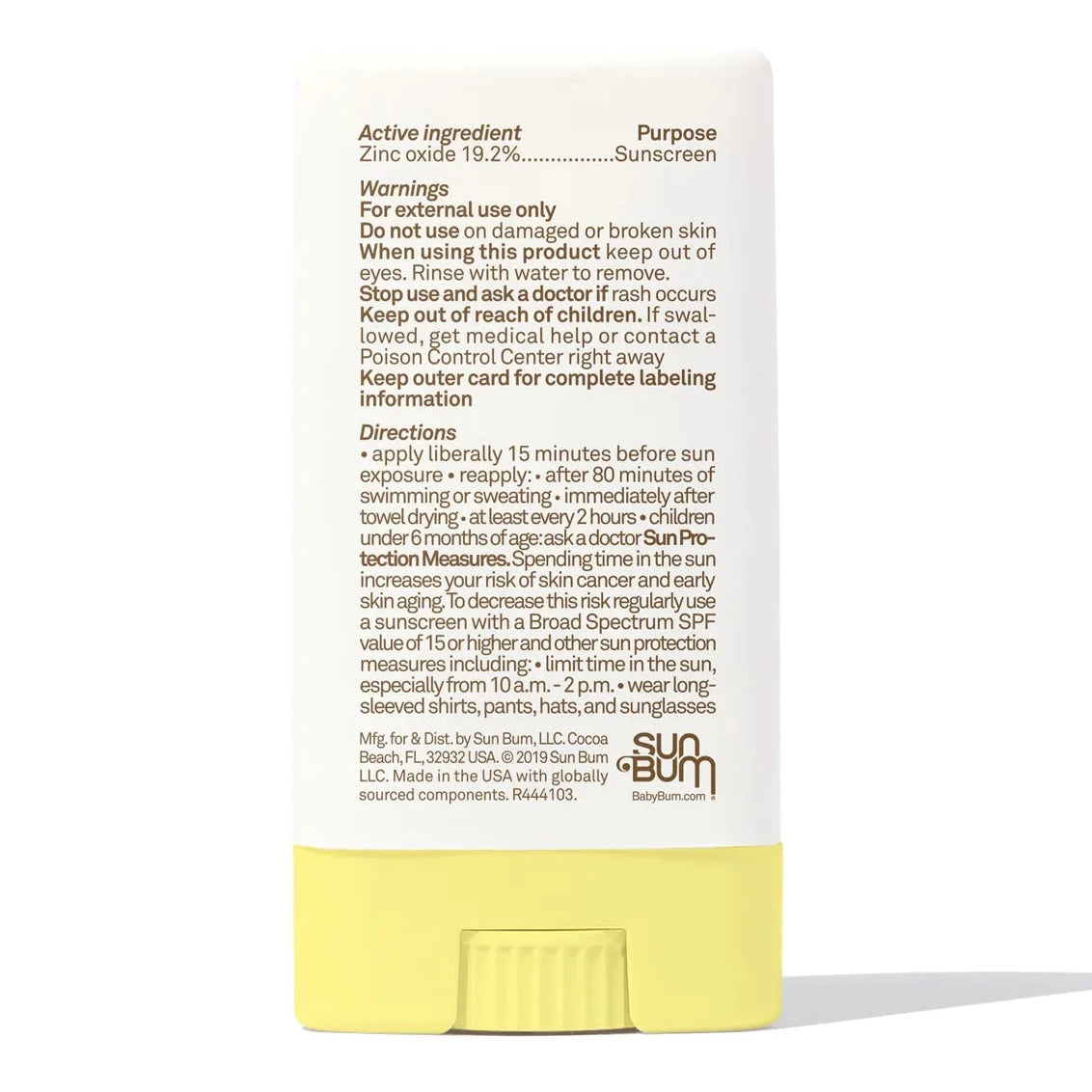 Baby Bum SPF 50 Sunscreen Stick - Mineral Sunblock for Babies & Kids - Water-Resistant, Reef-Safe, Broad Spectrum Protection - Perfect for Beach, Pool & Outdoor Activities