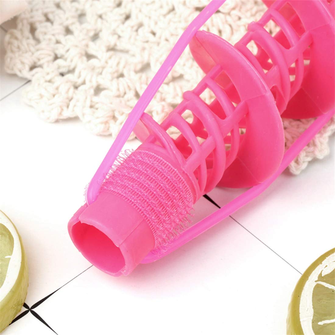 4Pcs Hair Rollers for Women & Girls - No Heat No Clip Spiral Curling DIY Tool, Salon Hairdressing Styling Rods for Soft Natural Curls - Perfect for Home Use, Parties & Special Occasions