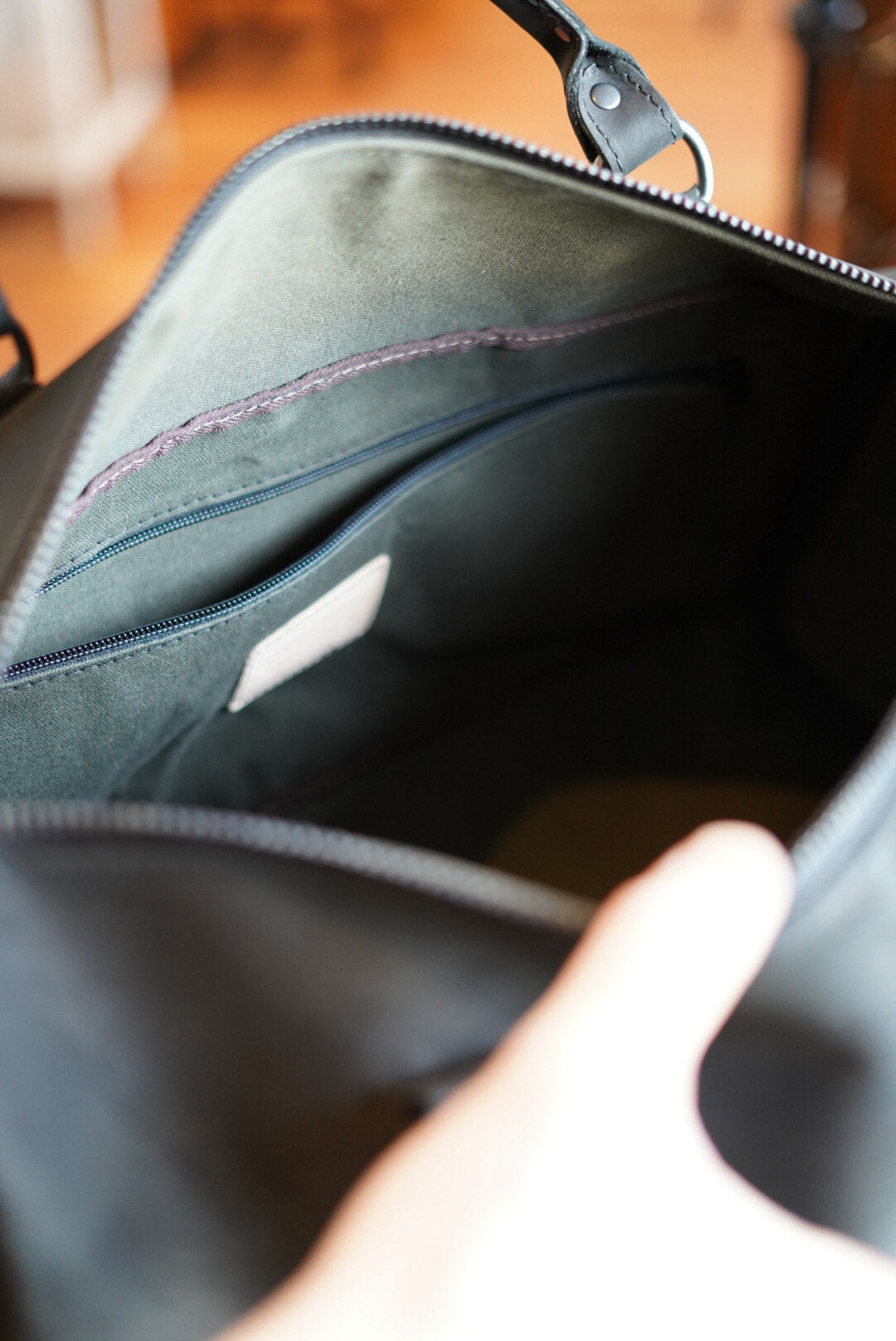 Premium Nubuck Onyx Overnight Duffle Bag - Water-Resistant Travel Duffel for Gym, Weekend Trips & Outdoor Adventures