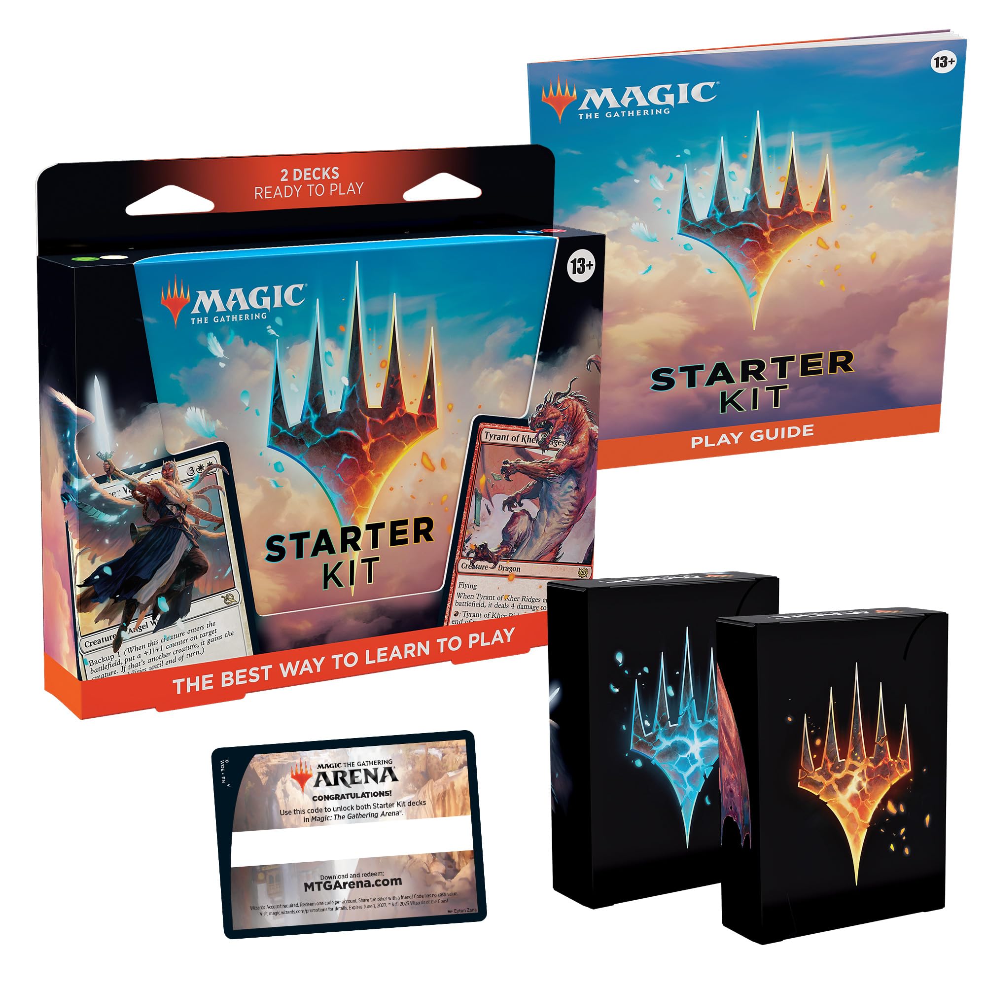MTG Wilds of Eldraine Starter Kit - Trading Card Game Deck for Beginners | Collectible Fantasy Cards for Game Night & Strategy Play