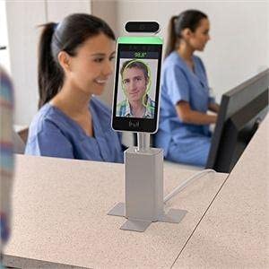 Chief HTSTS Tablet Tabletop Stand with Column Mount - Adjustable Holder for iPad, Samsung Tablets - Perfect for Kitchen Counter, Office Desk & Retail Display
