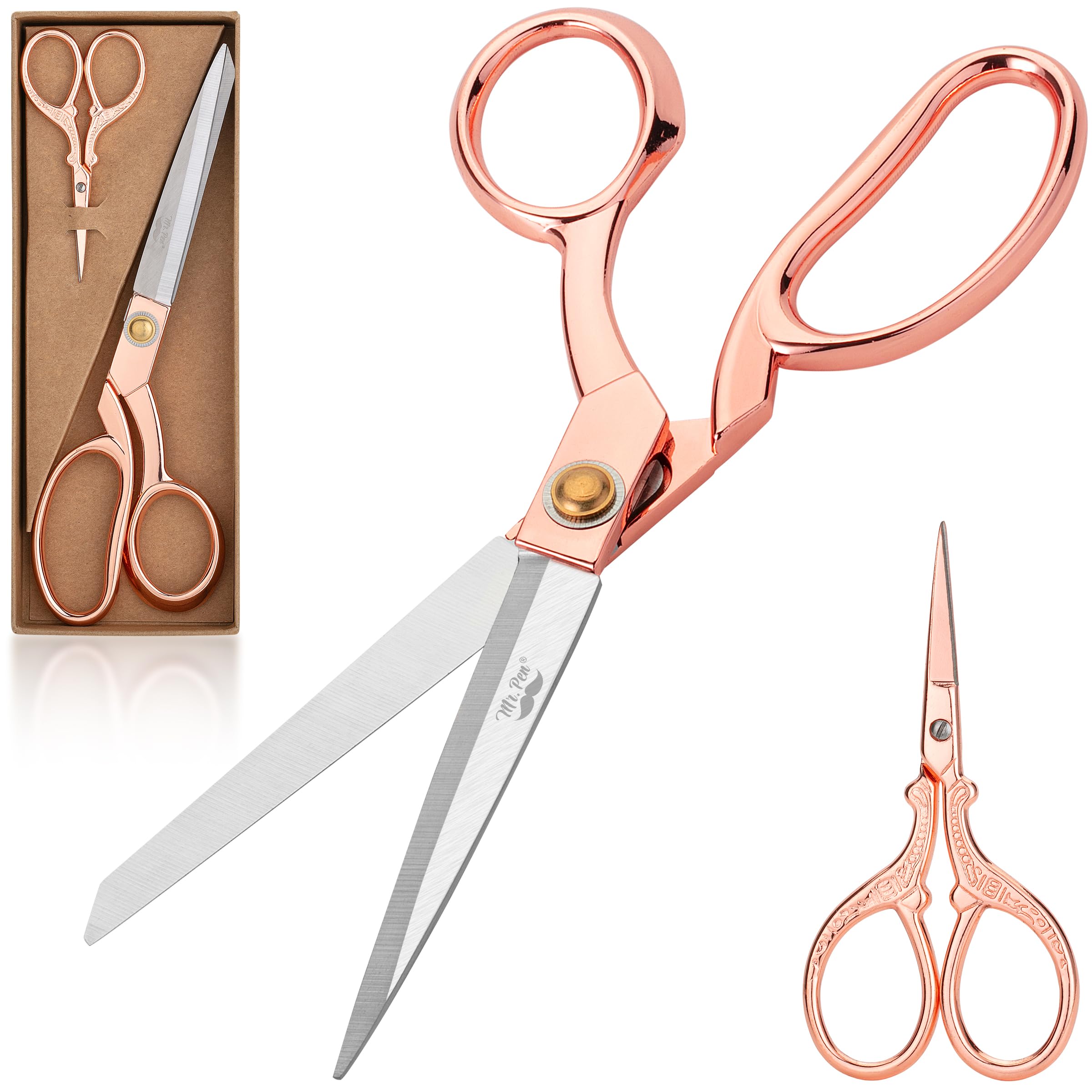 Premium Stainless Steel Fabric & Embroidery Scissors Set - 8.5