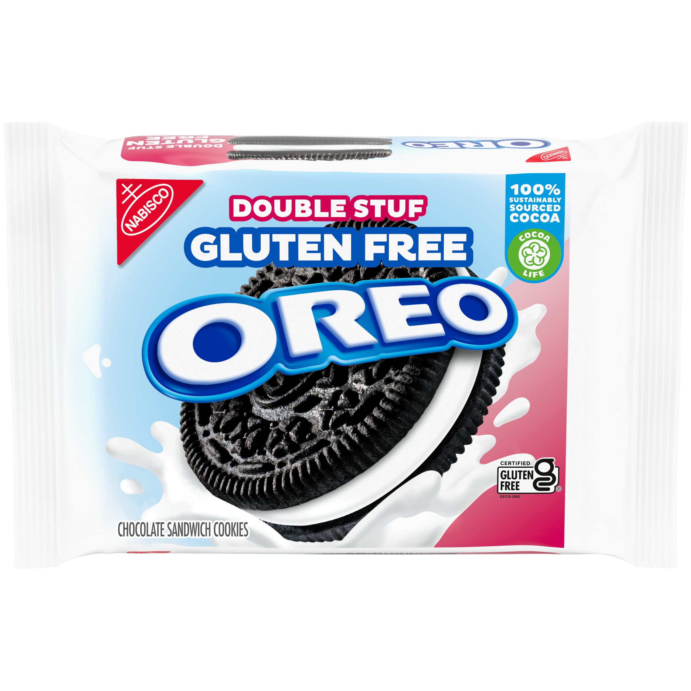 Gluten Free OREO Double Stuf Chocolate Sandwich Cookies - 12.47 oz Pack | Dairy Free Snacks for Kids & Adults | Perfect for Lunchboxes, Parties & Celiac-Friendly Diets