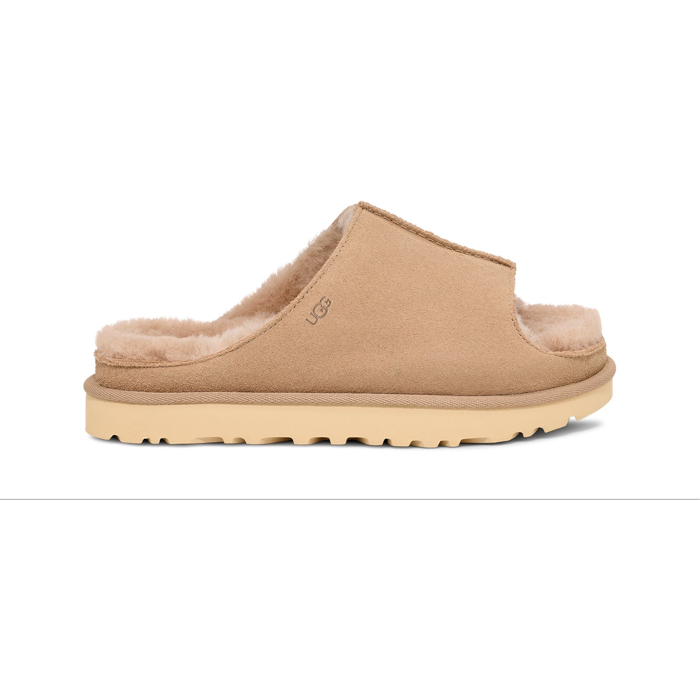 UGG Women's Greenport Slide Sandals - Comfortable House Slippers with Soft Wool Lining for Indoor/Outdoor Wear at Home or Beach