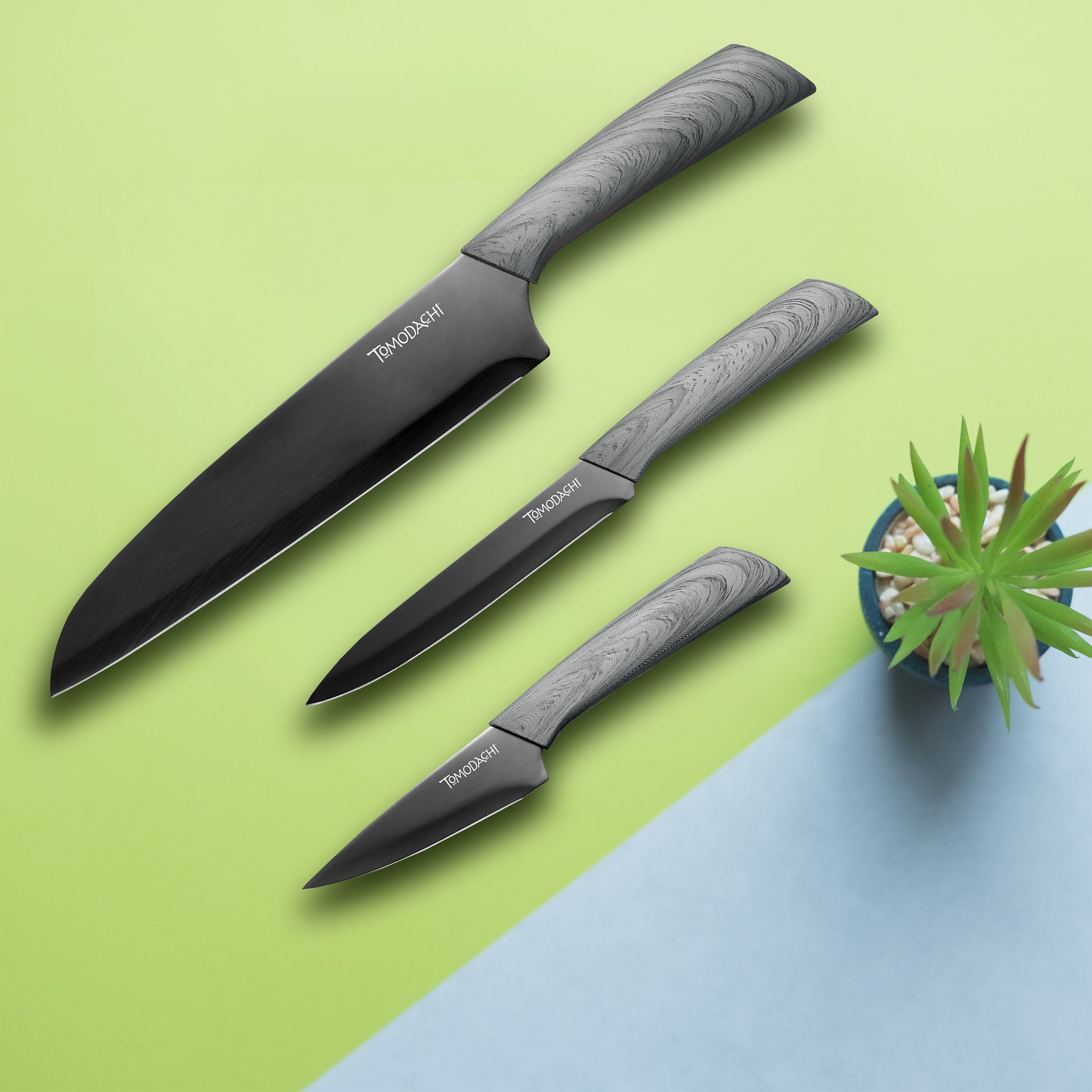 Premium Raintree Ash 3-Piece Cutlery Set - Knife, Fork & Spoon - Durable Wooden Cutlery for Camping, Picnics & Outdoor Dining