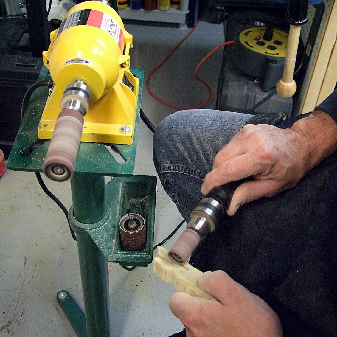 King Arthur’s Tools Patented Guinevere Basic Sanding Kit - Woodworking, Shaping & Finishing Tool - Fits 0-3/8