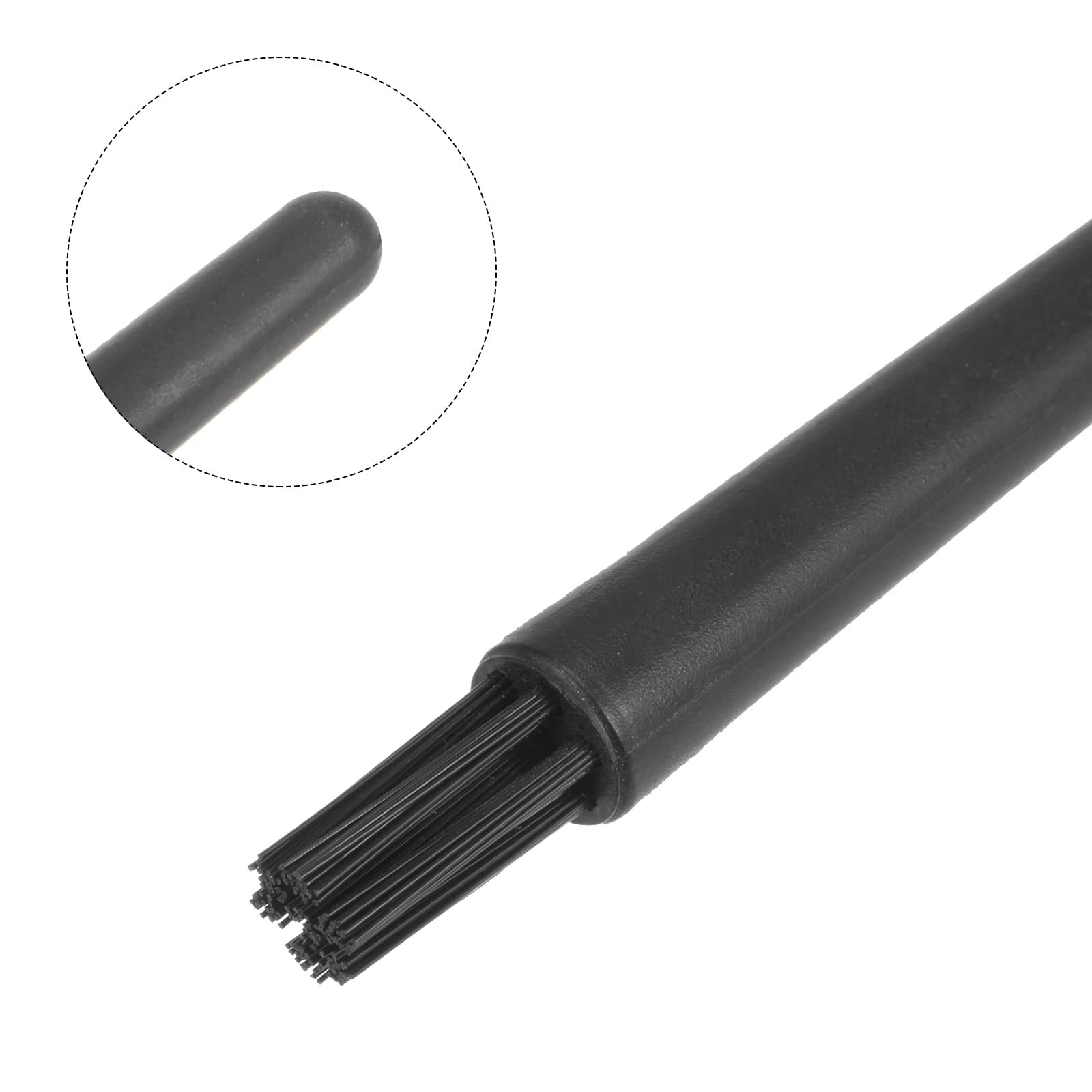 ESD Brush Set - 4 Pcs Antistatic Nylon Brushes for PCB, Keyboard & BGA Repair (18x9mm) - Electronics Cleaning Tools