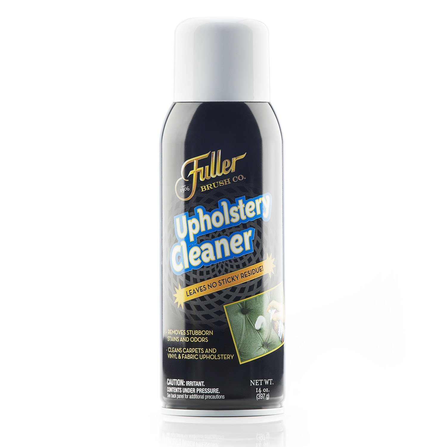 Fuller Brush Upholstery Cleaner - Multi-Surface Stain Remover with Rich Foaming Formula - Eliminates Stubborn Stains & Odors - Renews Carpets, Seats, Sofas & More - Perfect for Home, Office & Car Interior Cleaning