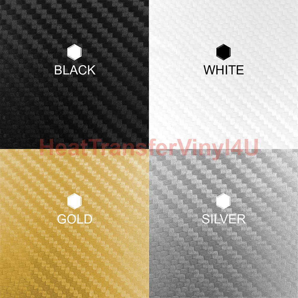 Premium HT Carbon Iron On Heat Transfer Vinyl - 20