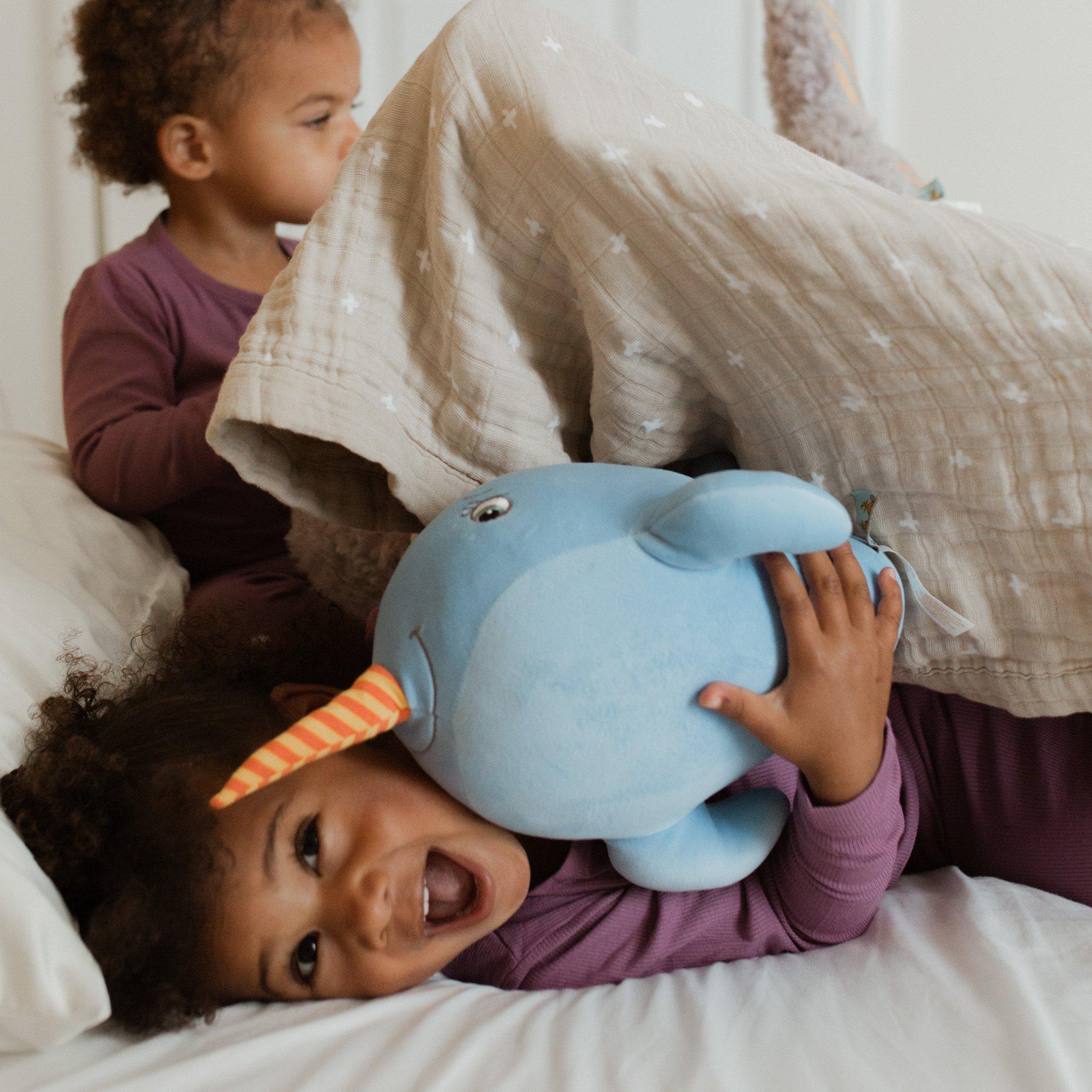 Adorable Wally Narwhal Stuffed Animal - Perfect for Kids' Bedrooms, Nursery Decor & Gift Giving